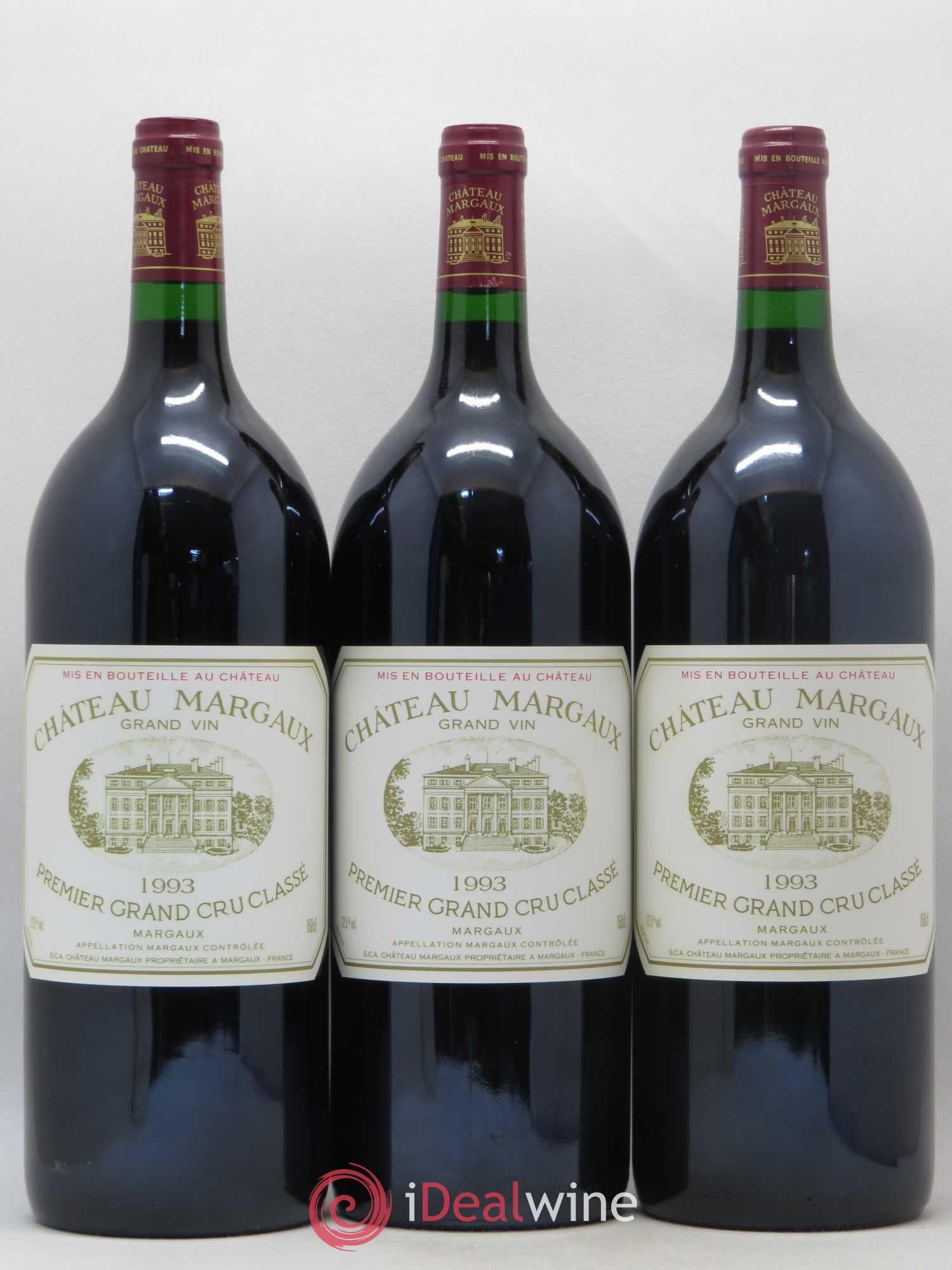 Château Margaux 1er Grand Cru Classé 1993 - Lot de 6 magnums - 1