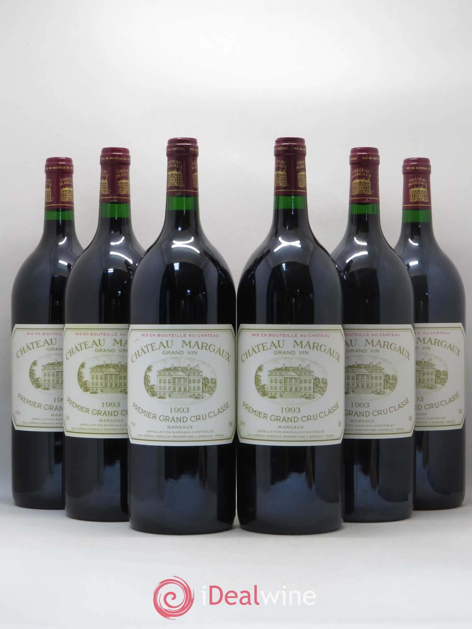 Château Margaux 1er Grand Cru Classé 1993 - Lot de 6 magnums - 0