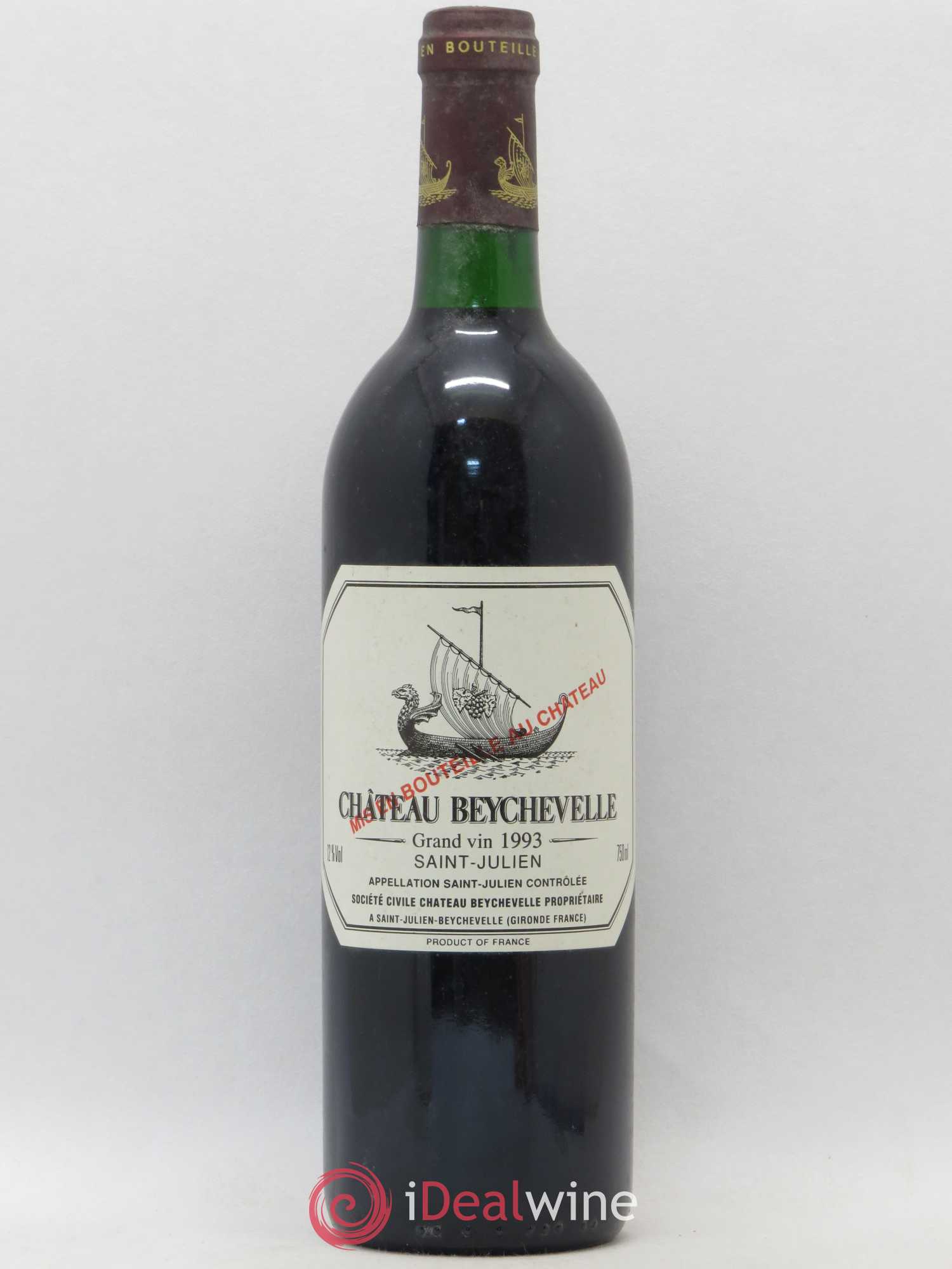 Château Beychevelle 4ème Grand Cru Classé 1993 - Lot de 1 bouteille - 0
