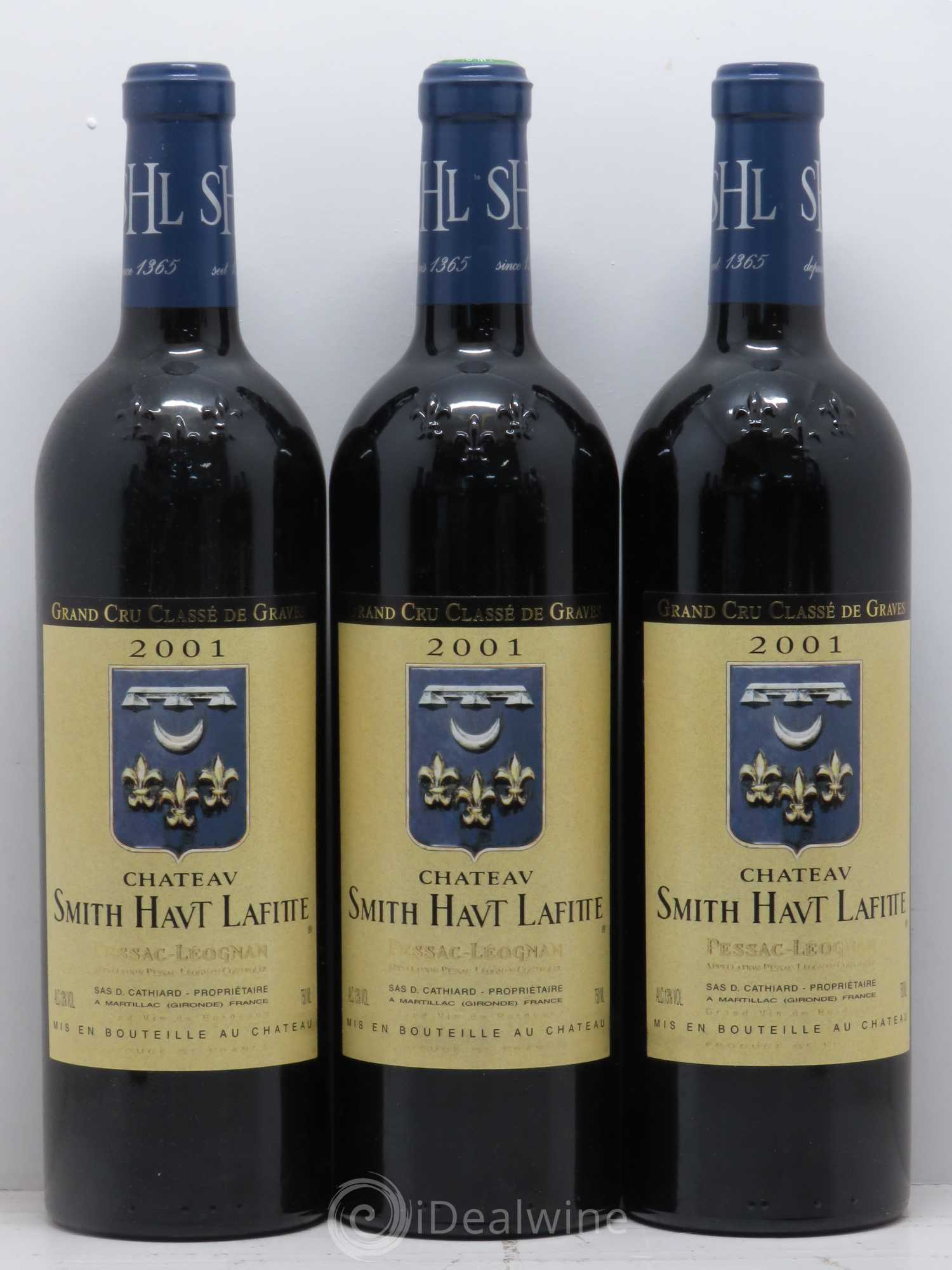 Château Smith Haut Lafitte Cru Classé de Graves 2001 - Lot de 12 bouteilles - 1