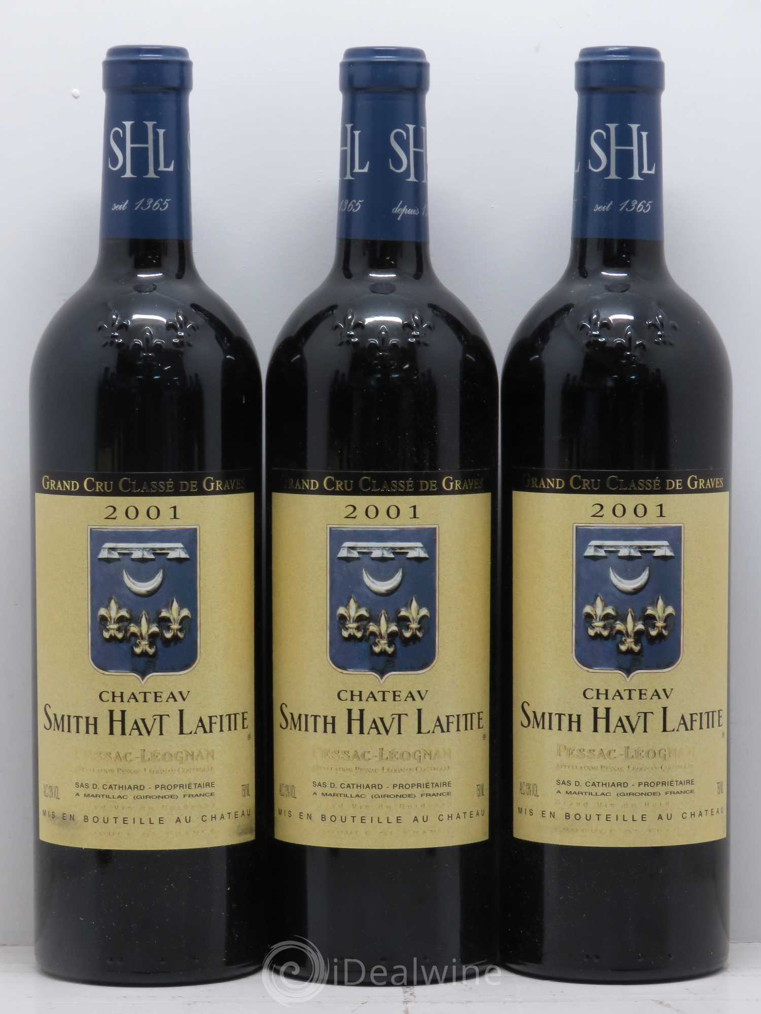 Château Smith Haut Lafitte Cru Classé de Graves 2001 - Lot de 12 bouteilles - 2