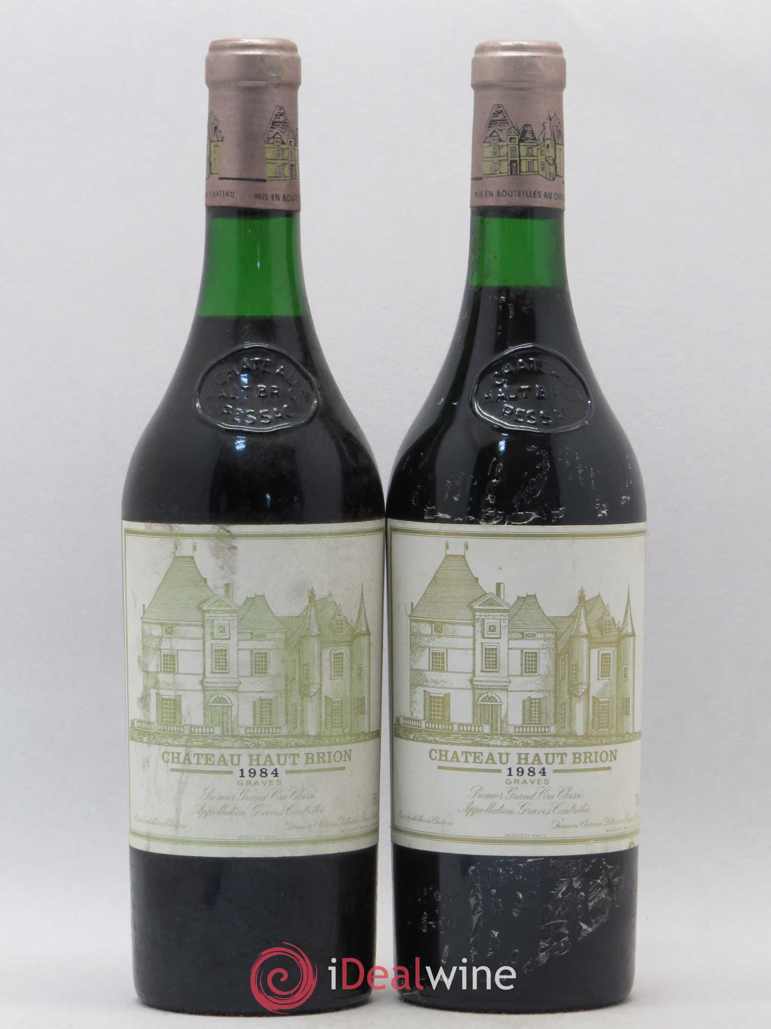 Château Haut Brion 1er Grand Cru Classé 1984 - Lot de 2 bouteilles - 0