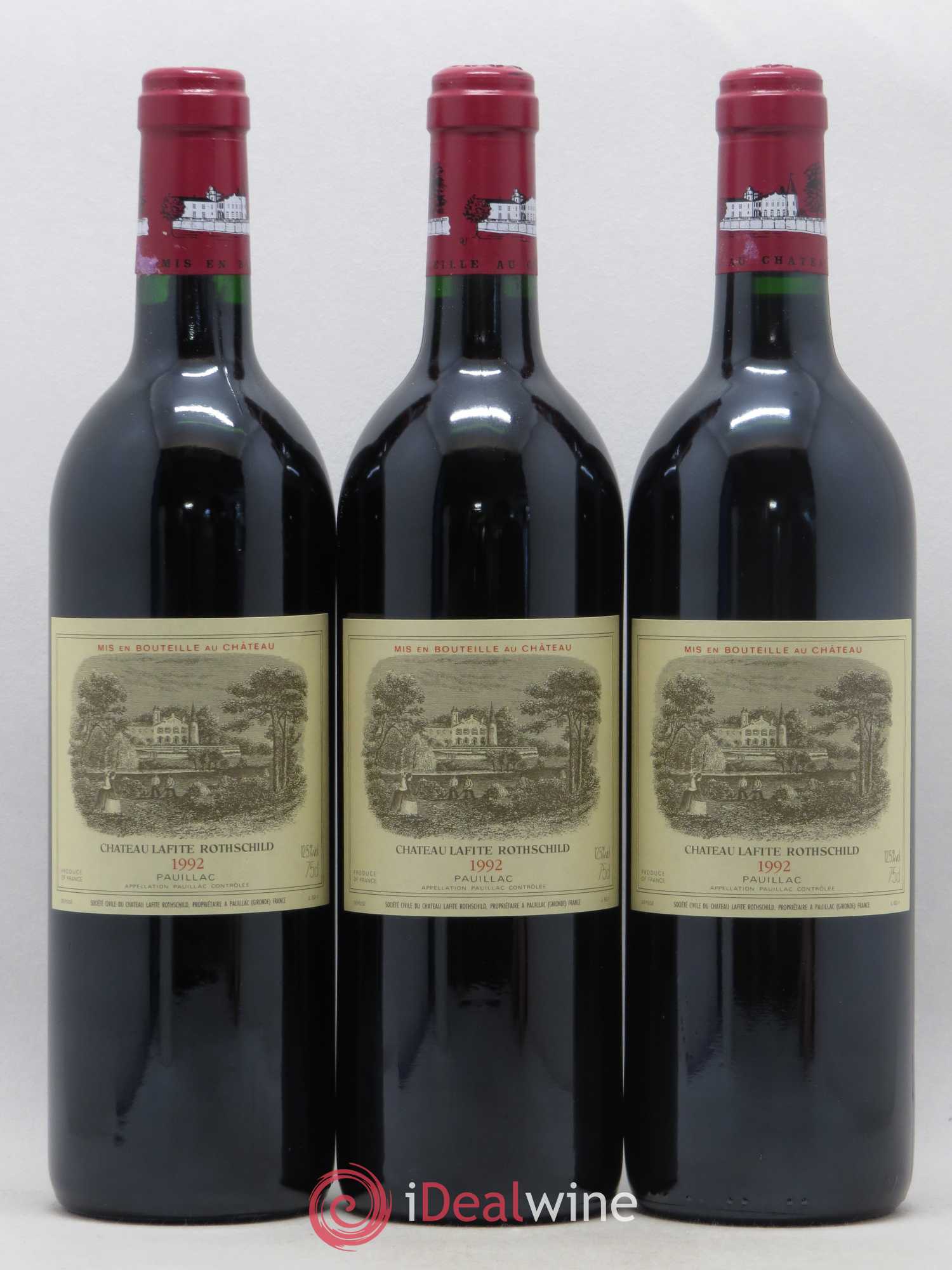 Château Lafite Rothschild 1er Grand Cru Classé 1992 - Lot de 6 bouteilles - 1