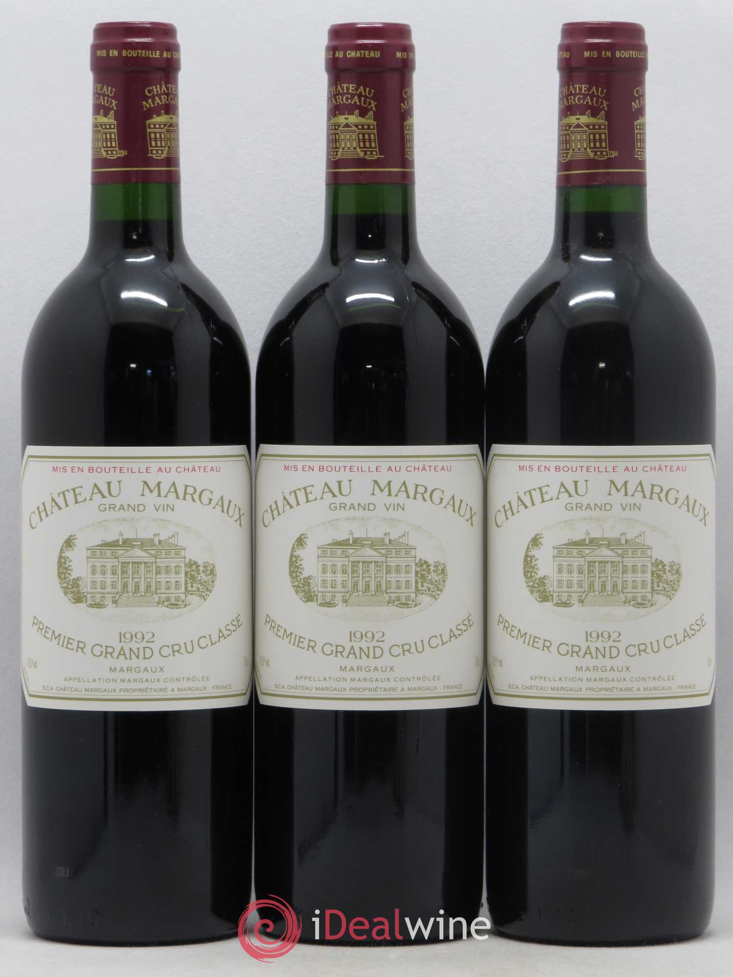 Château Margaux 1er Grand Cru Classé 1992 - Lot de 6 bouteilles - 1