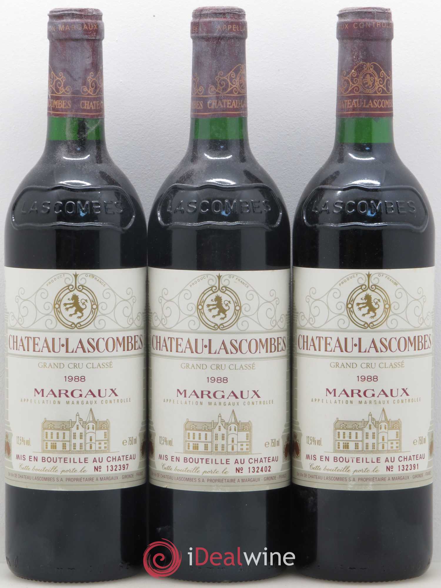 Château Lascombes 2ème Grand Cru Classé 1988 - Lot de 6 bouteilles - 1