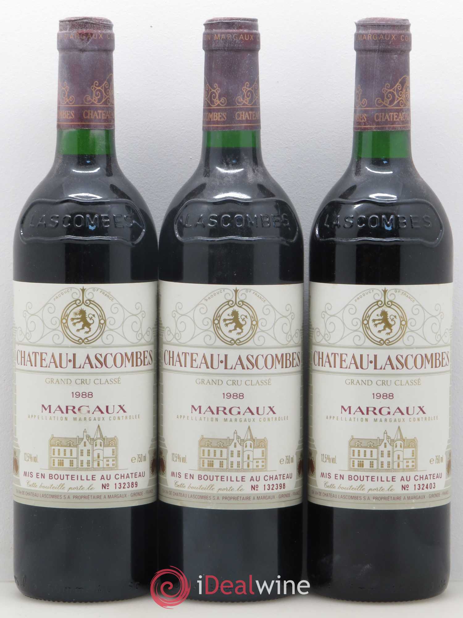 Château Lascombes 2ème Grand Cru Classé 1988 - Lot de 6 bouteilles - 2