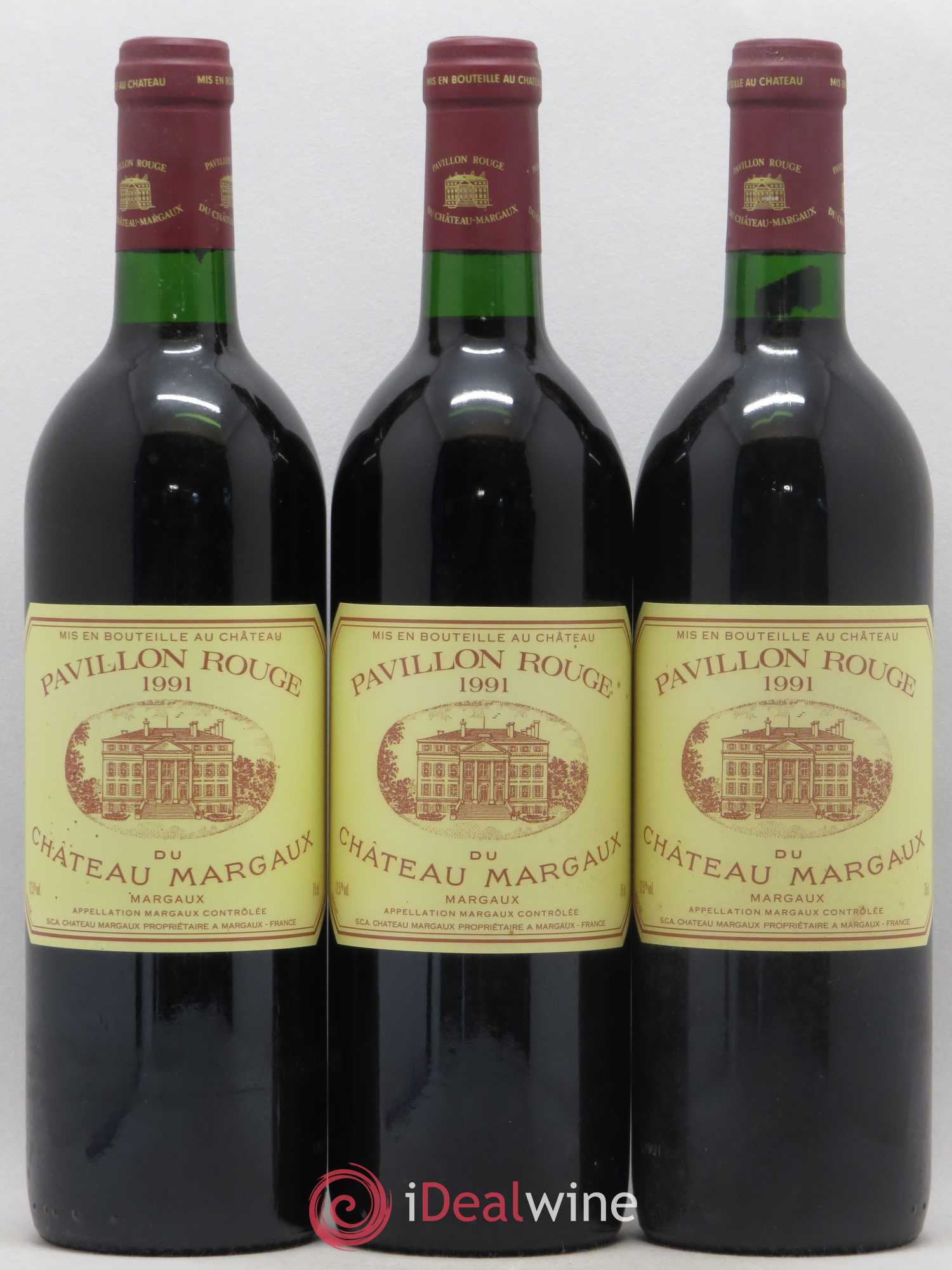 Pavillon Rouge du Château Margaux Second Vin 1991 - Lot de 6 bouteilles - 1