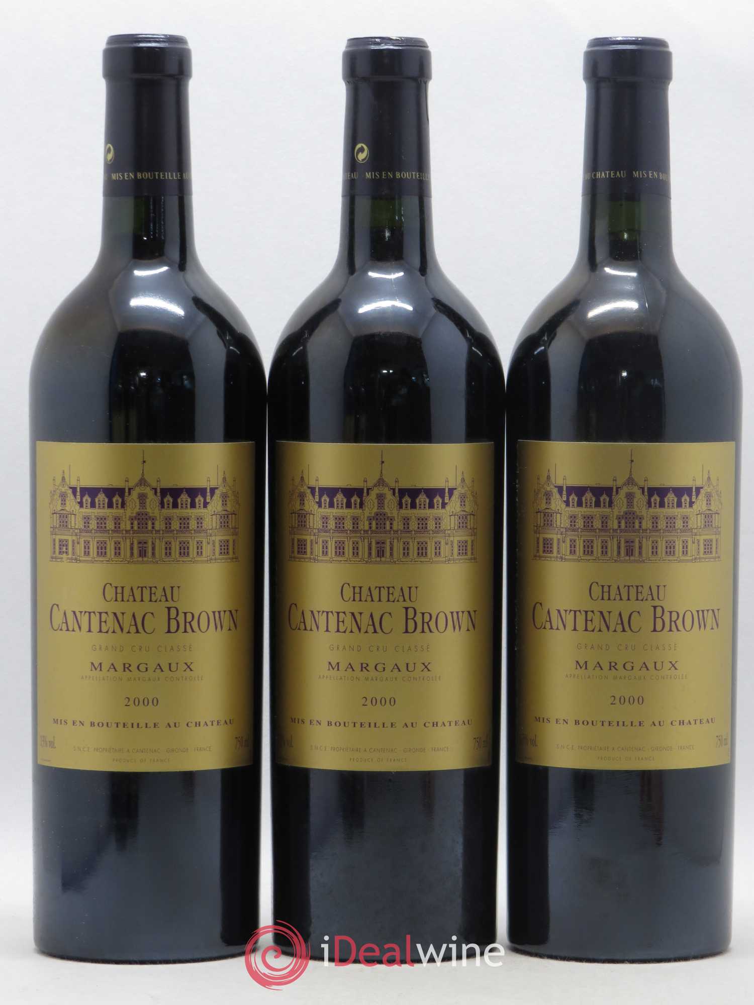 Château Cantenac Brown 3ème Grand Cru Classé 2000 - Lotto di 12 bottiglie - 2
