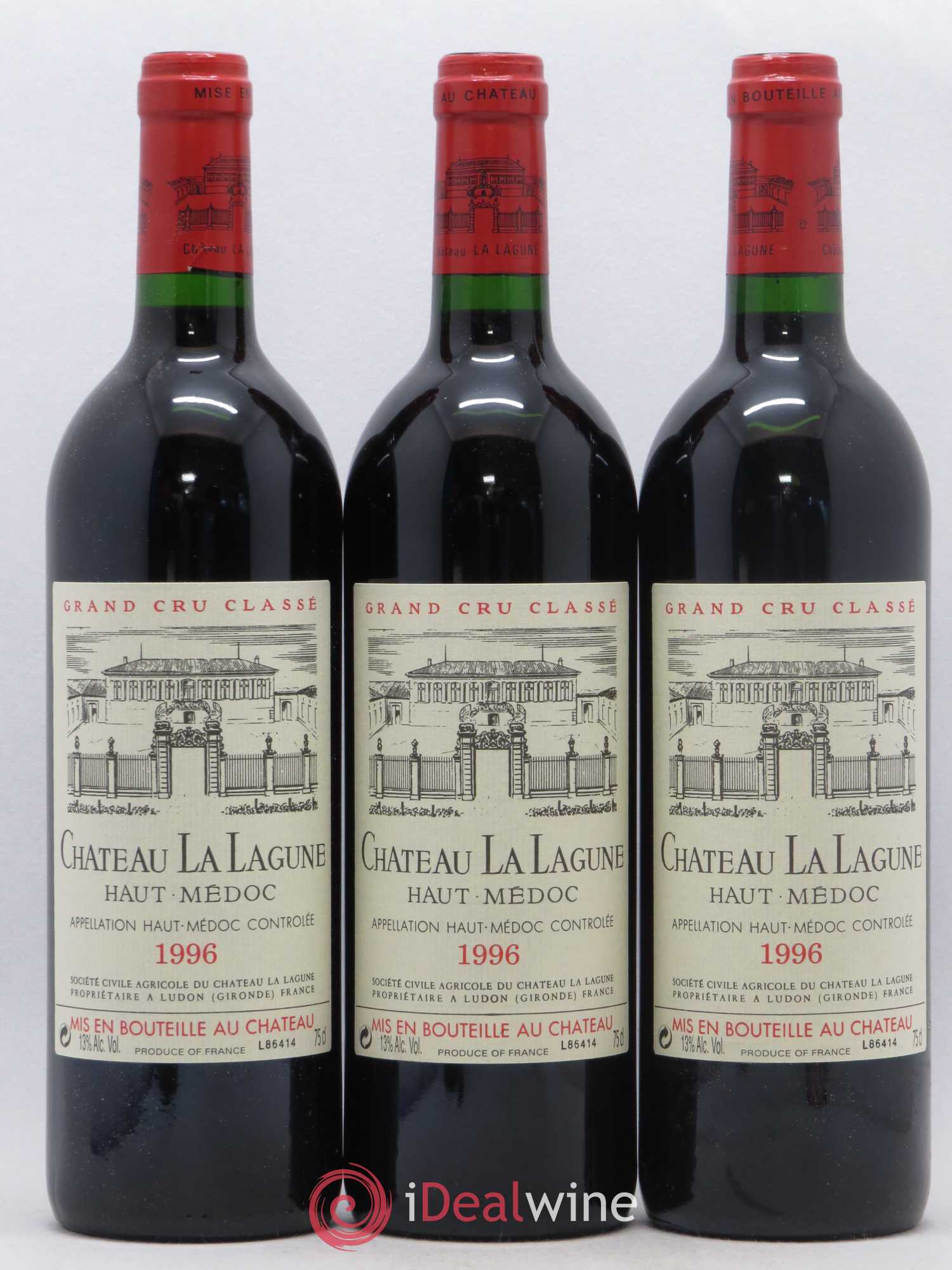 Château la Lagune 3ème Grand Cru Classé 1996 - Lot de 12 bouteilles - 3