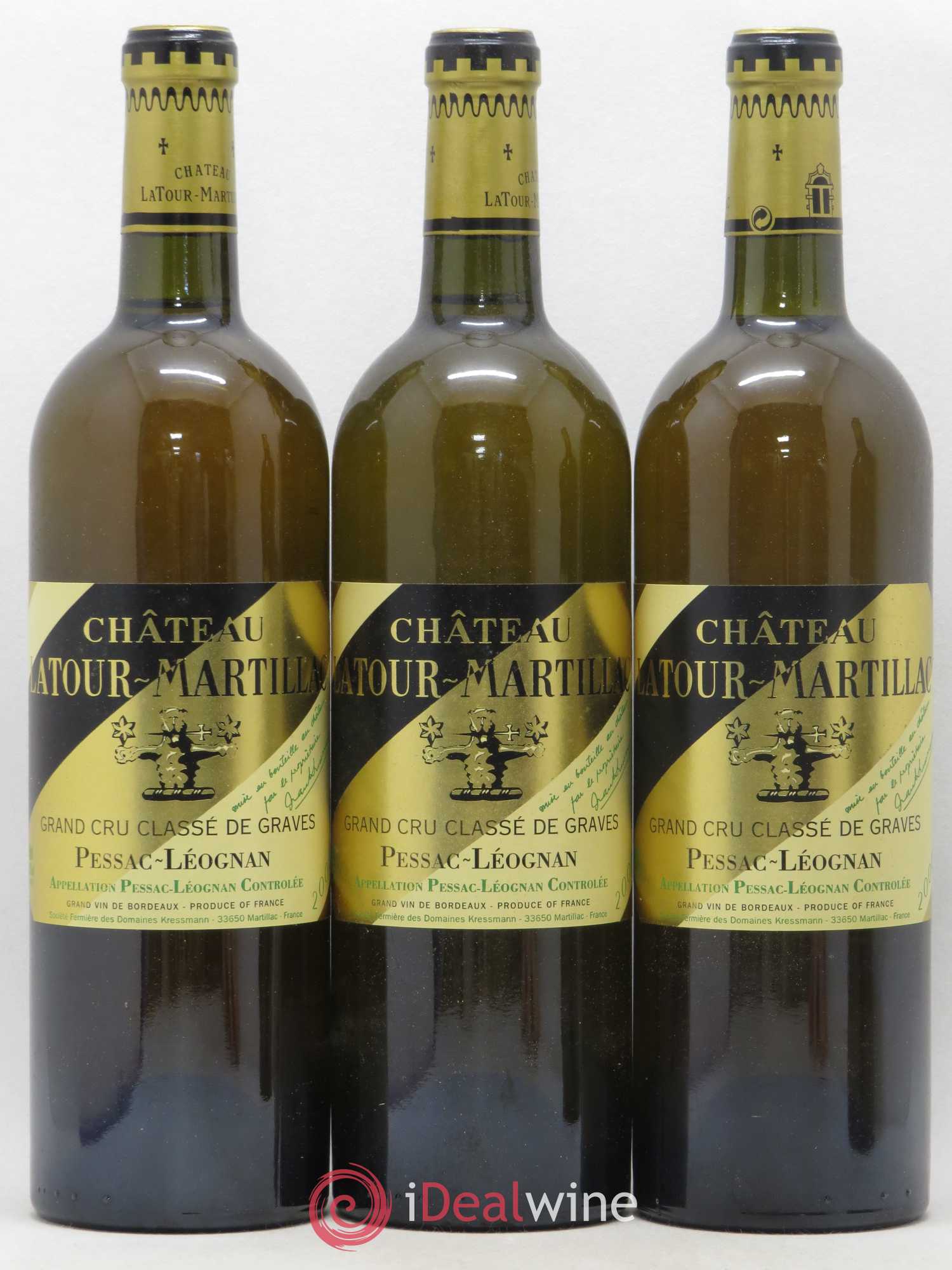 Château Latour-Martillac Cru Classé de Graves 2000 - Lot de 12 bouteilles - 1