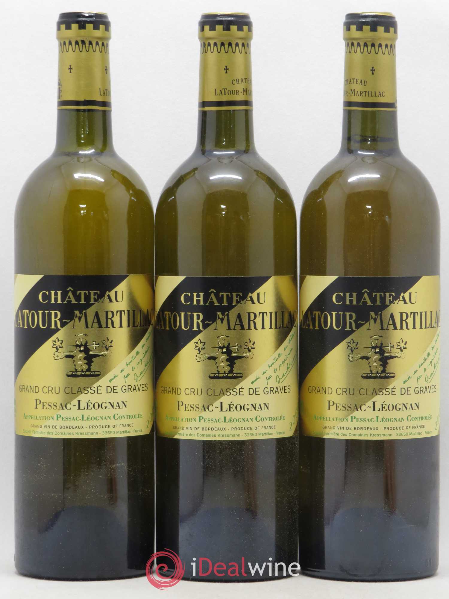 Château Latour-Martillac Cru Classé de Graves 2000 - Lot de 12 bouteilles - 2