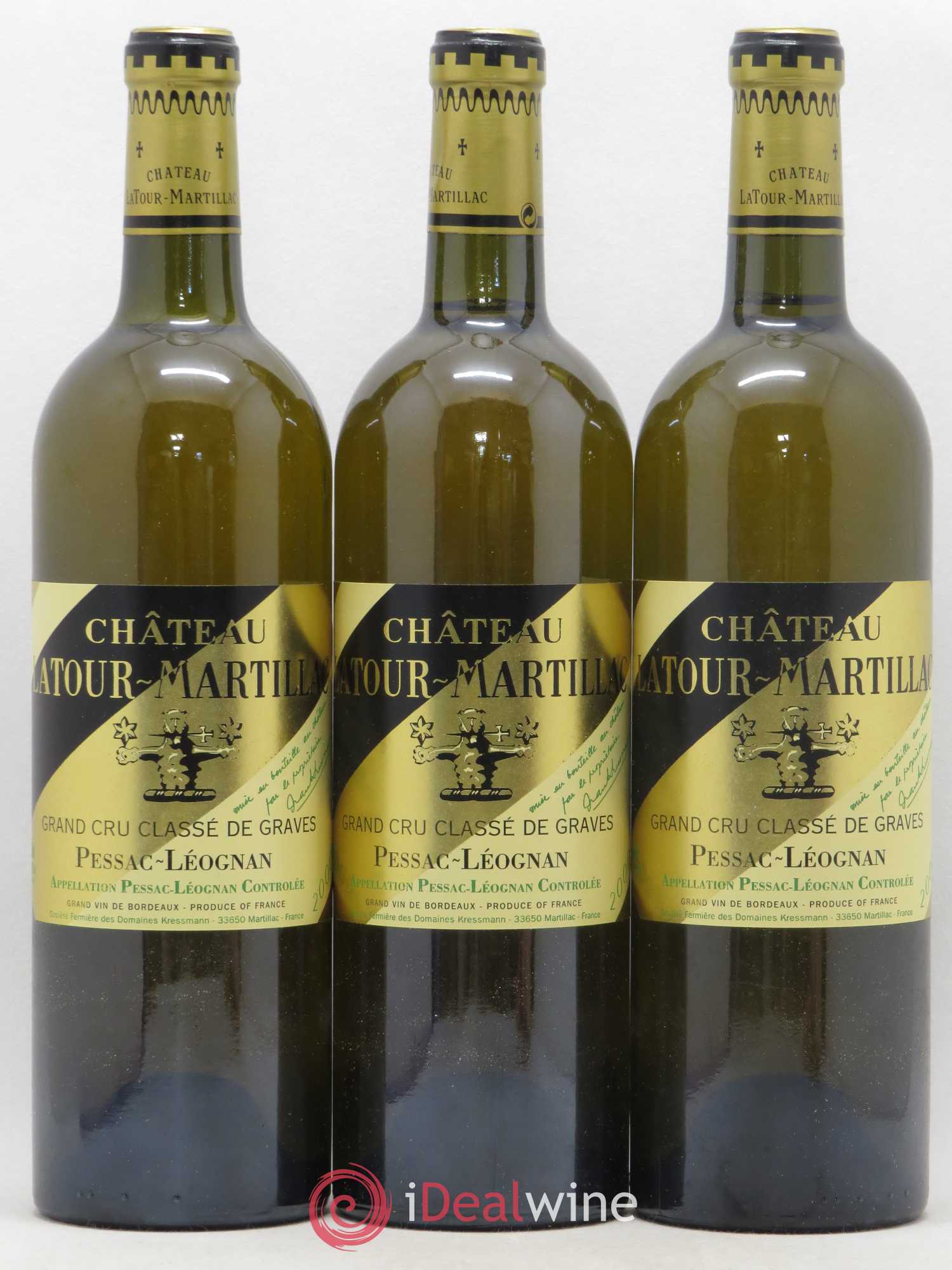 Château Latour-Martillac Cru Classé de Graves 2000 - Lot de 12 bouteilles - 3