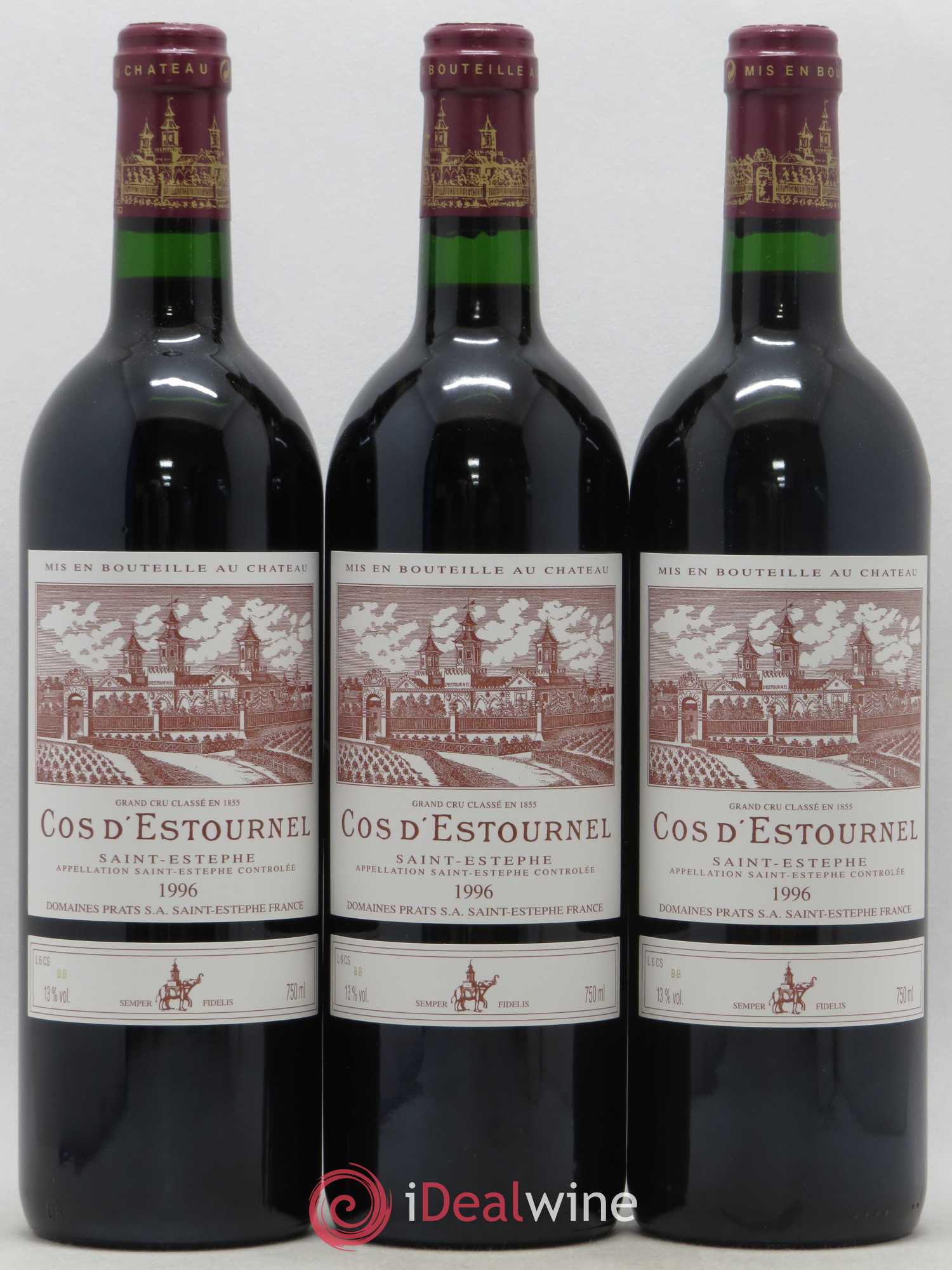 Cos d'Estournel 2ème Grand Cru Classé 1996 - Lot de 12 bouteilles - 3
