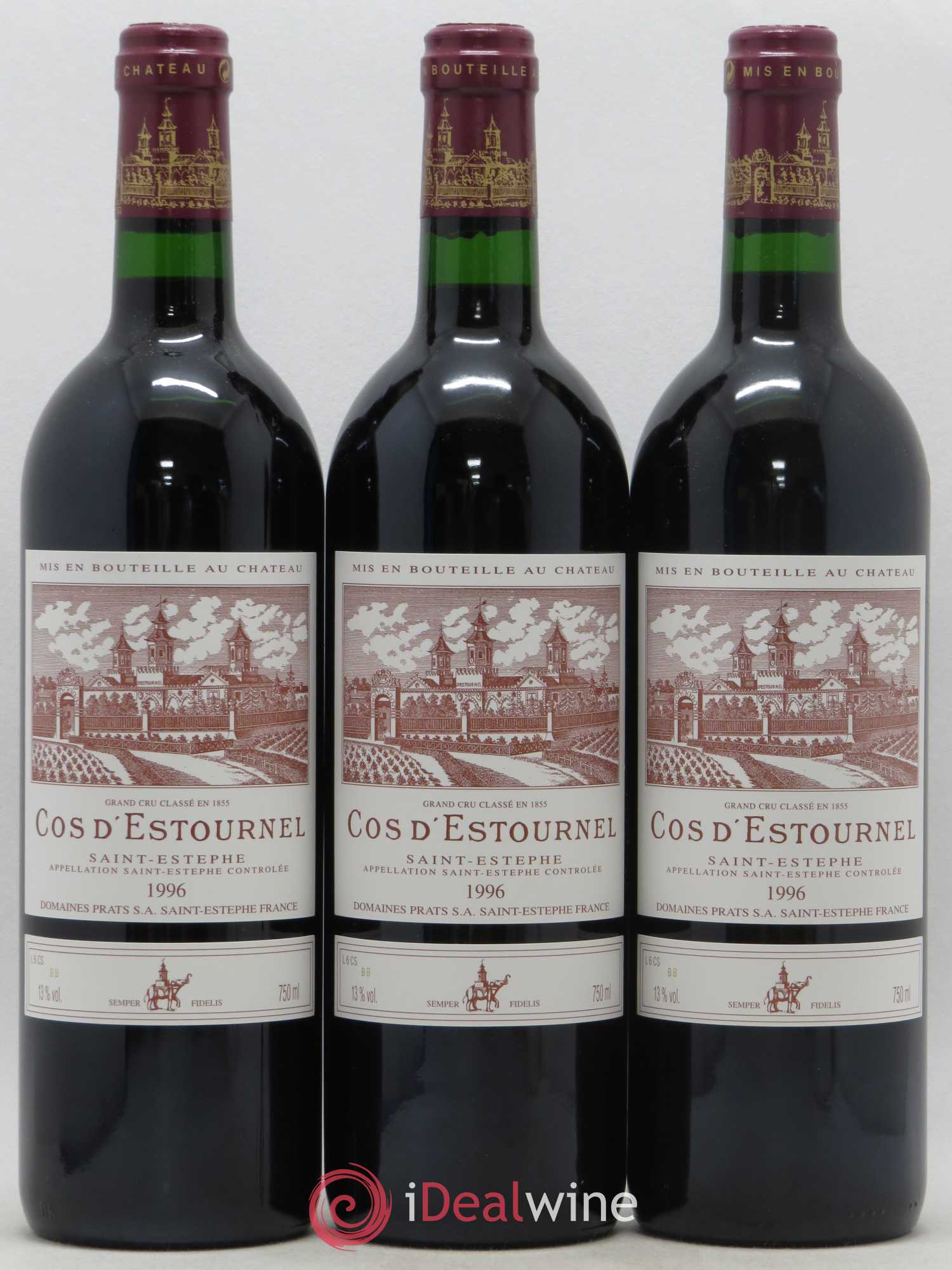 Cos d'Estournel 2ème Grand Cru Classé 1996 - Lot de 12 bouteilles - 4