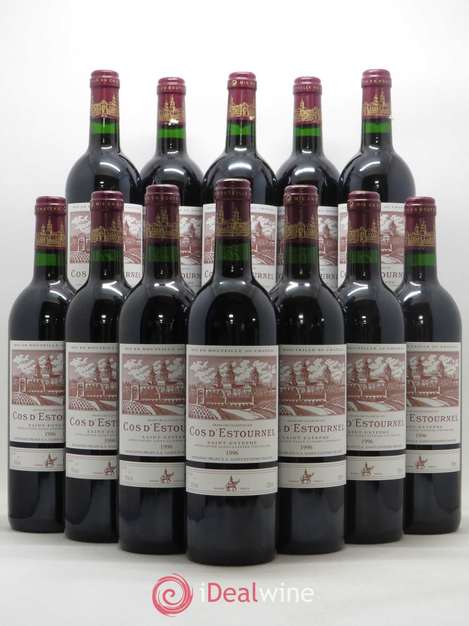 Cos d'Estournel 2ème Grand Cru Classé 1996 - Lot de 12 bouteilles - 0