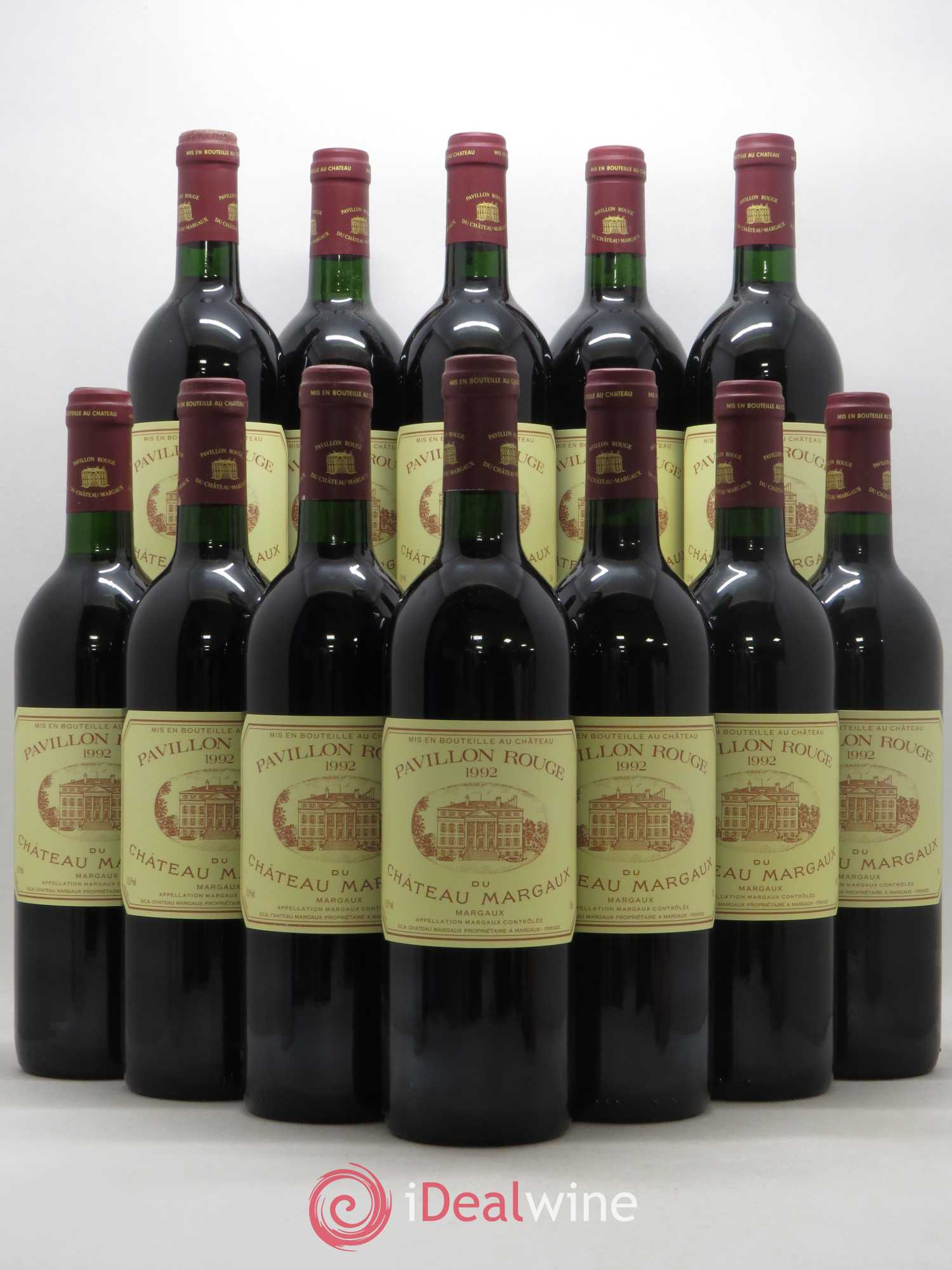 Pavillon Rouge du Château Margaux Second Vin 1992 - Lot de 12 bouteilles - 0