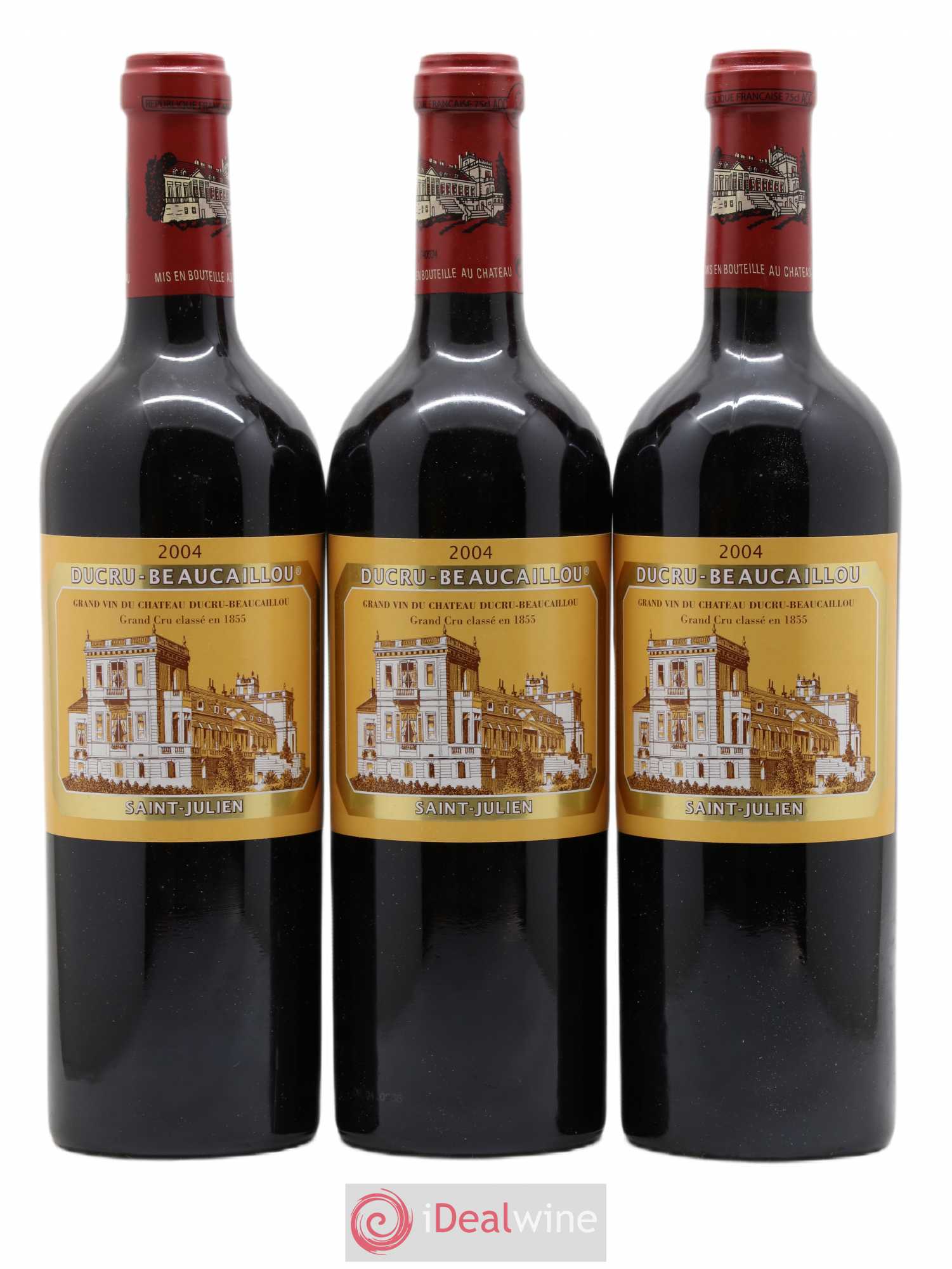 Château Ducru Beaucaillou 2ème Grand Cru Classé 2004 - Lot de 3 bouteilles - 0
