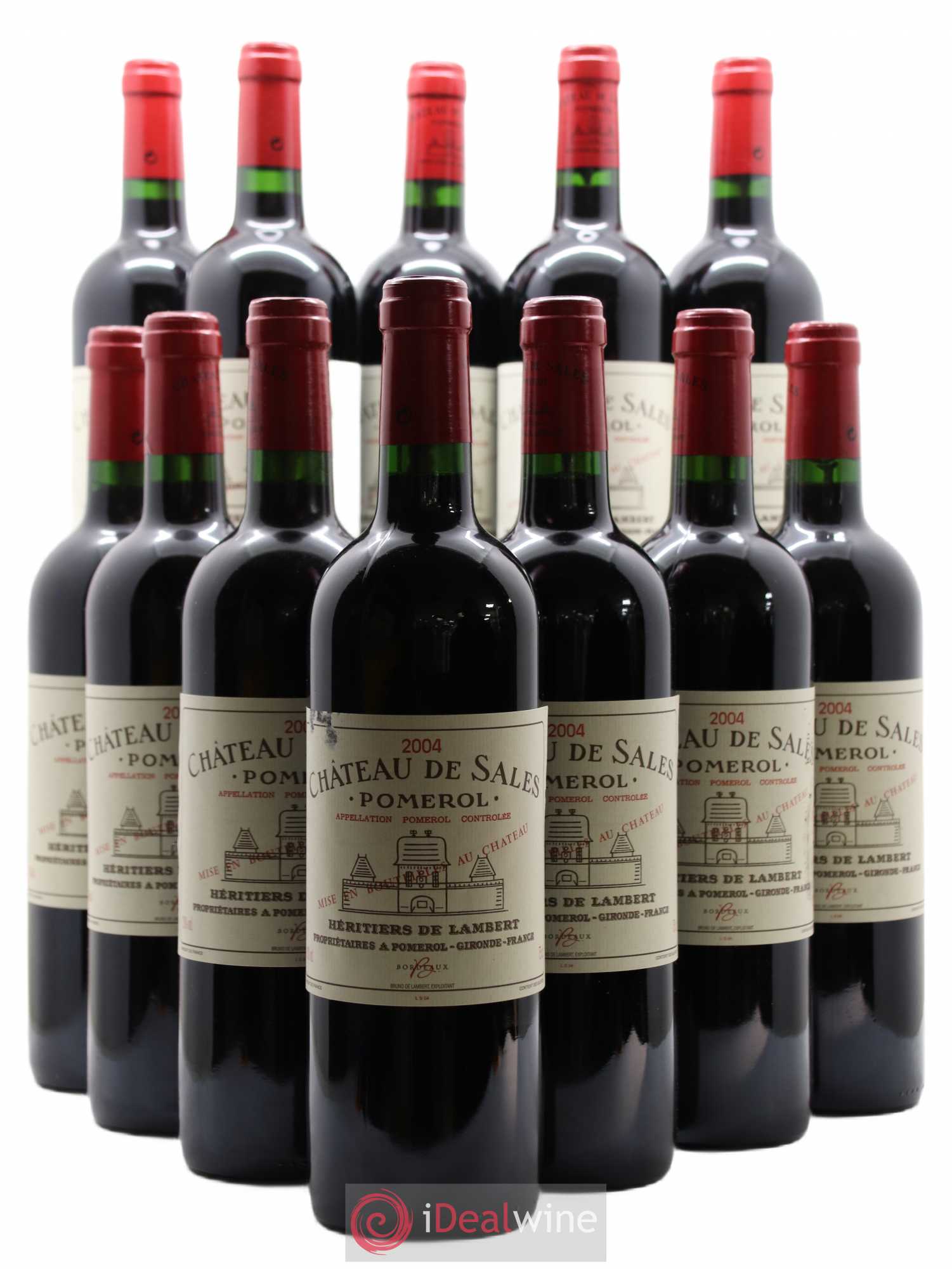 Château de Sales 2004 - Lot de 12 bouteilles - 0