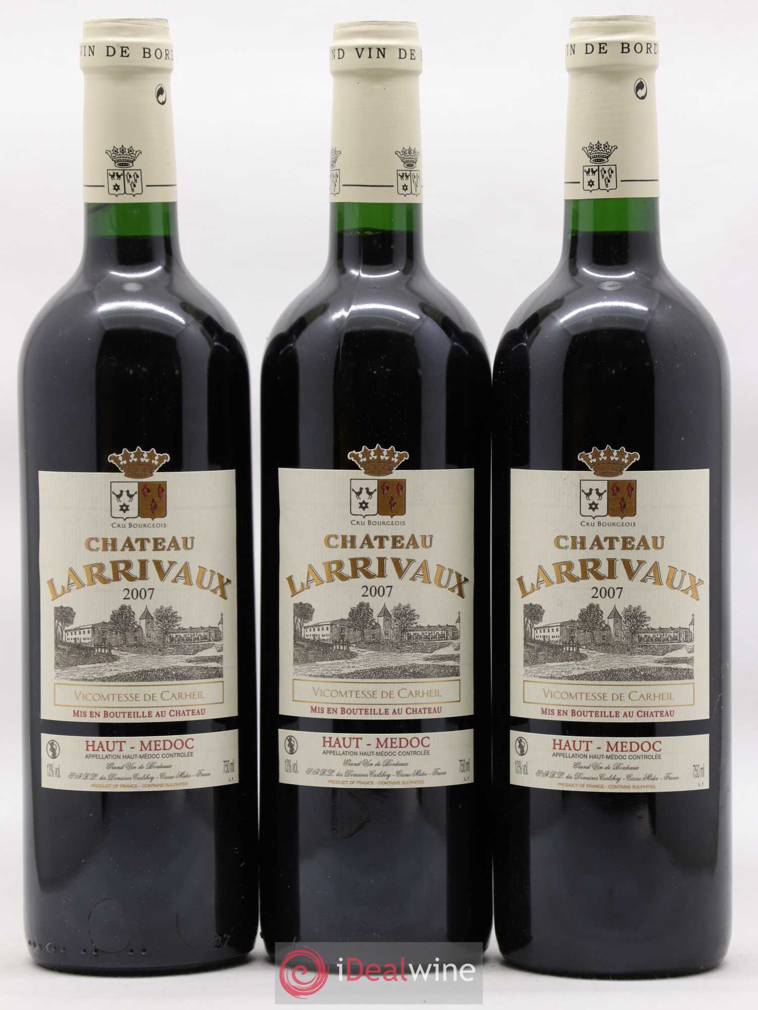 Château Larrivaux Cru Bourgeois 2007 - Lot de 6 bouteilles - 2