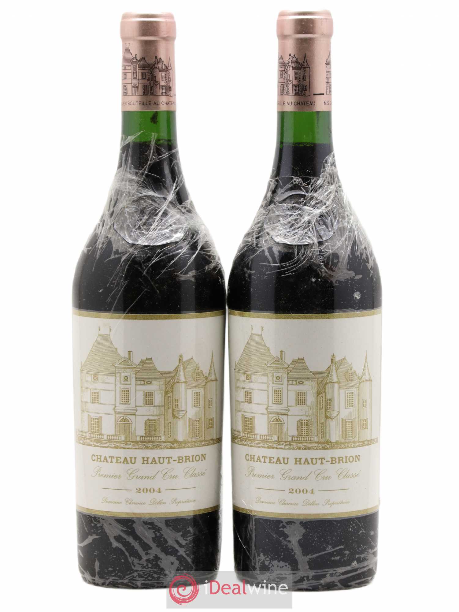 Château Haut Brion 1er Grand Cru Classé 2004 - Lot de 2 bouteilles - 0
