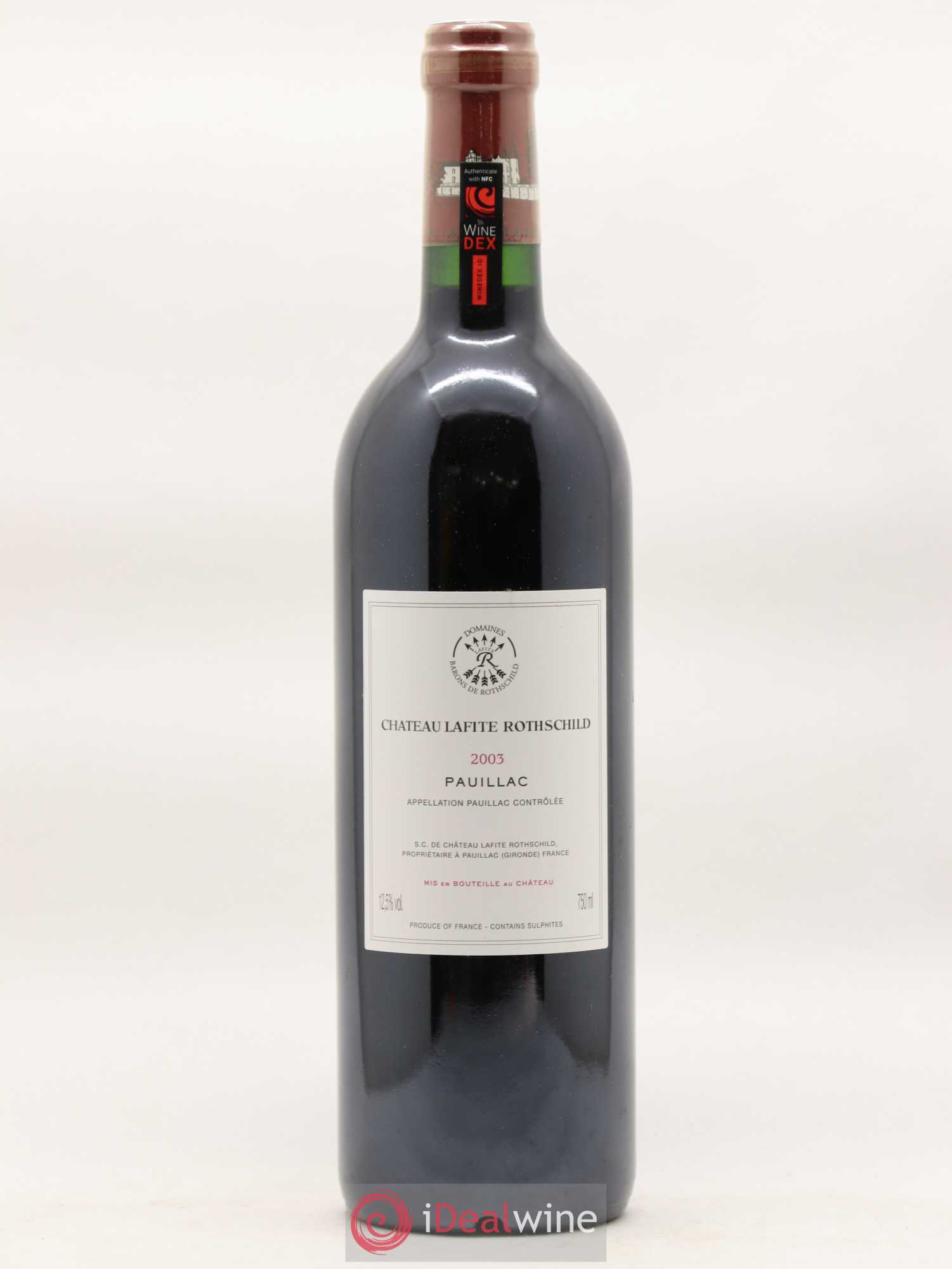 Château Lafite Rothschild 1er Grand Cru Classé 2003 - Lot de 1 bouteille - 1