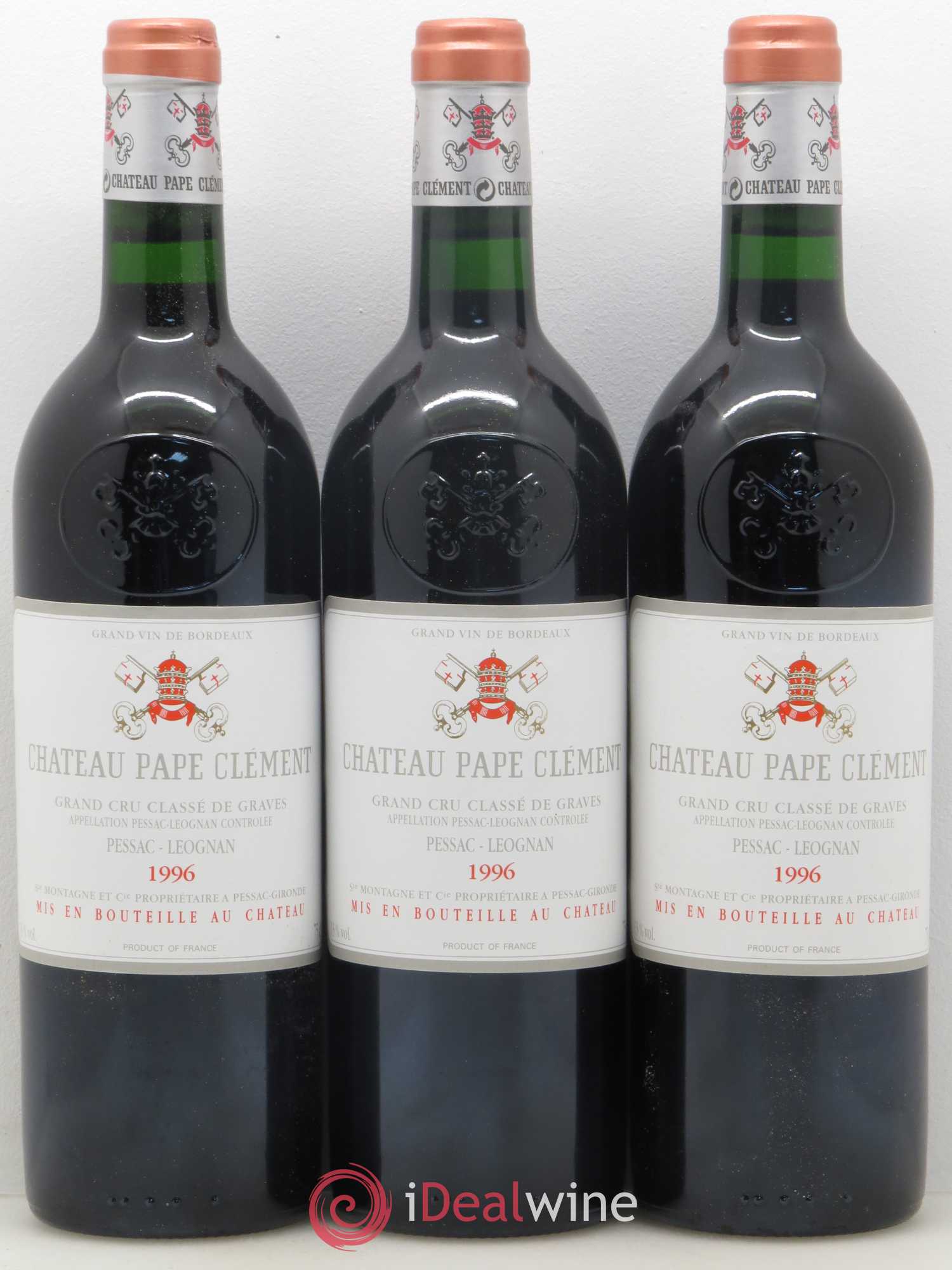 Château Pape Clément Cru Classé de Graves 1996 - Lot de 6 bouteilles - 2