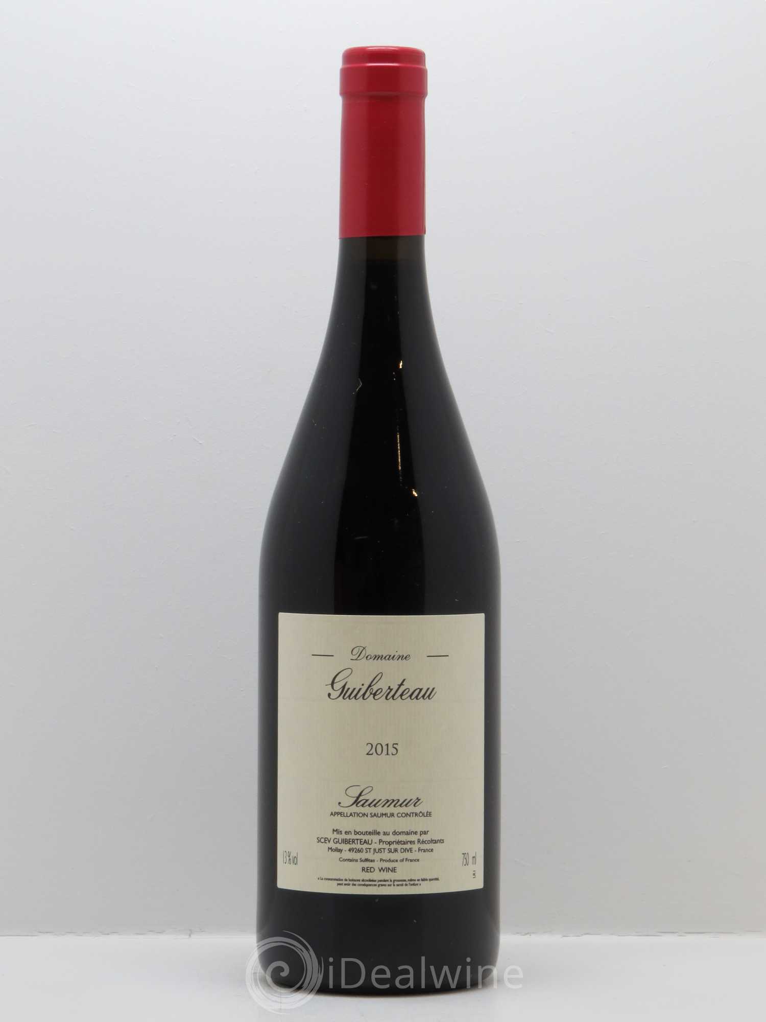 Saumur Domaine Guiberteau 2015 - Lot de 1 bouteille - 0