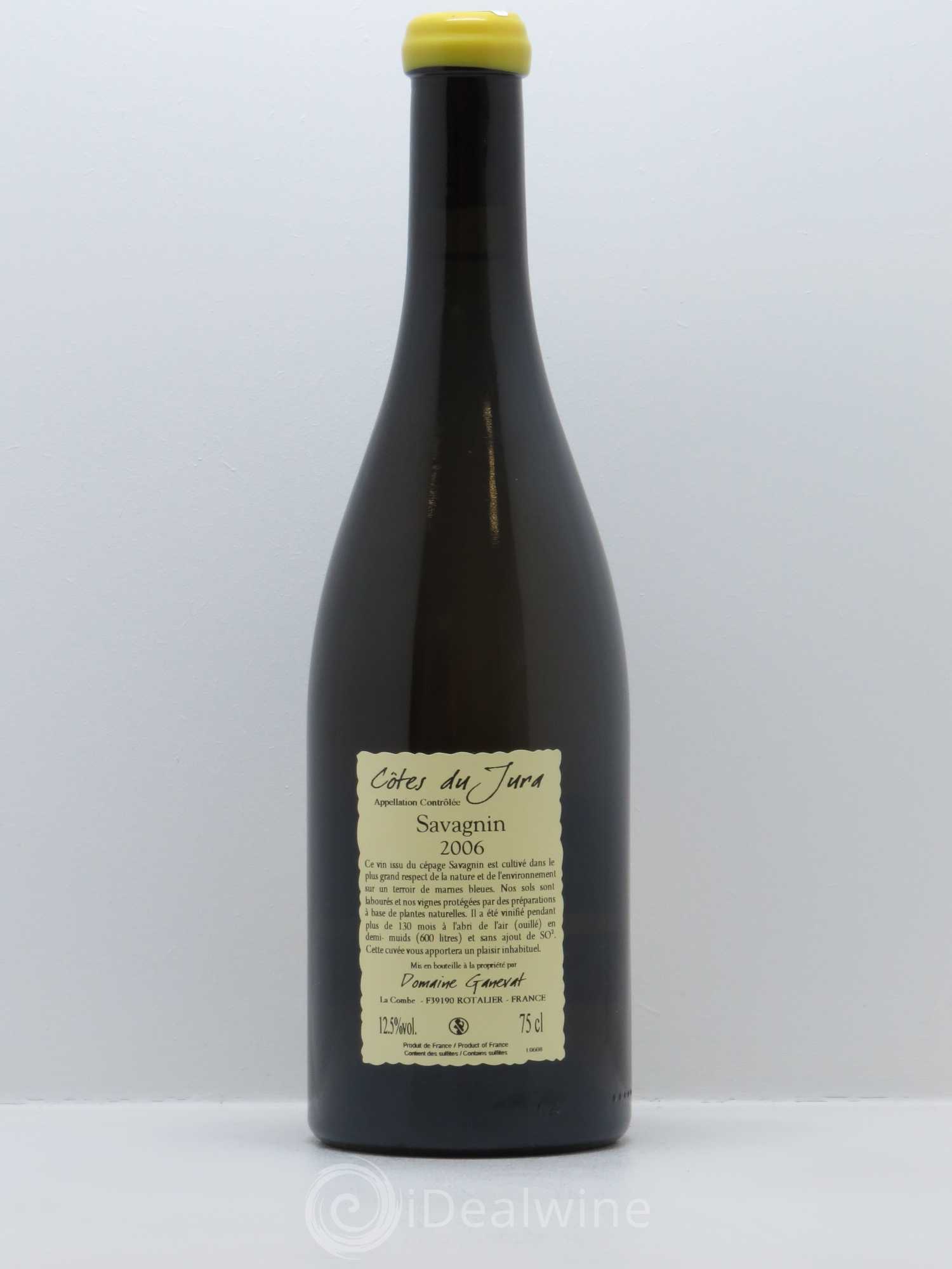 Côtes du Jura Les Vignes de mon Père Jean-François Ganevat (Domaine) 2006 - Lot de 1 bouteille - 1