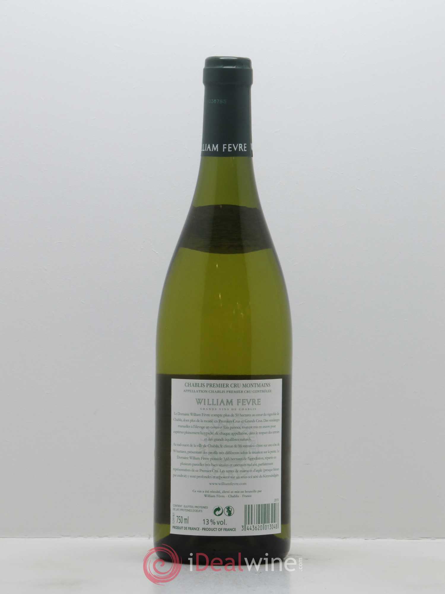 Chablis 1er Cru Montmains William Fèvre 2015 - Posten von 1 Flasche - 1
