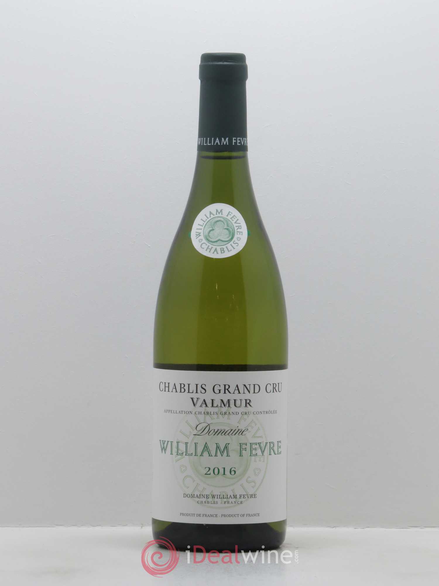 Chablis Grand Cru Valmur William Fèvre 2016 - Lot de 1 bouteille - 0