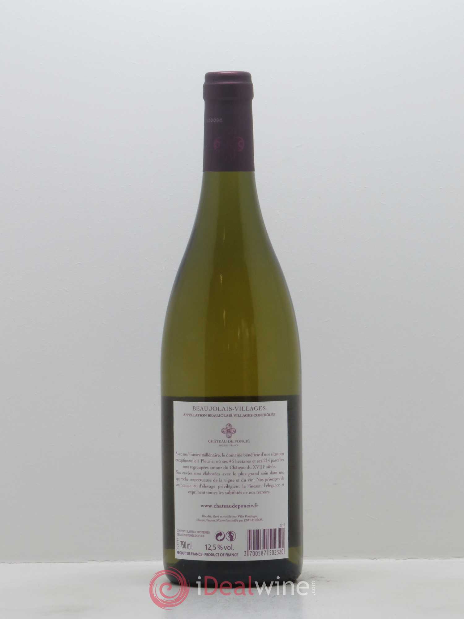 Beaujolais-Villages Grande Lamure Château de Poncié (anciennement Villa Ponciago) 2016 - Lotto di 1 bottiglia - 1