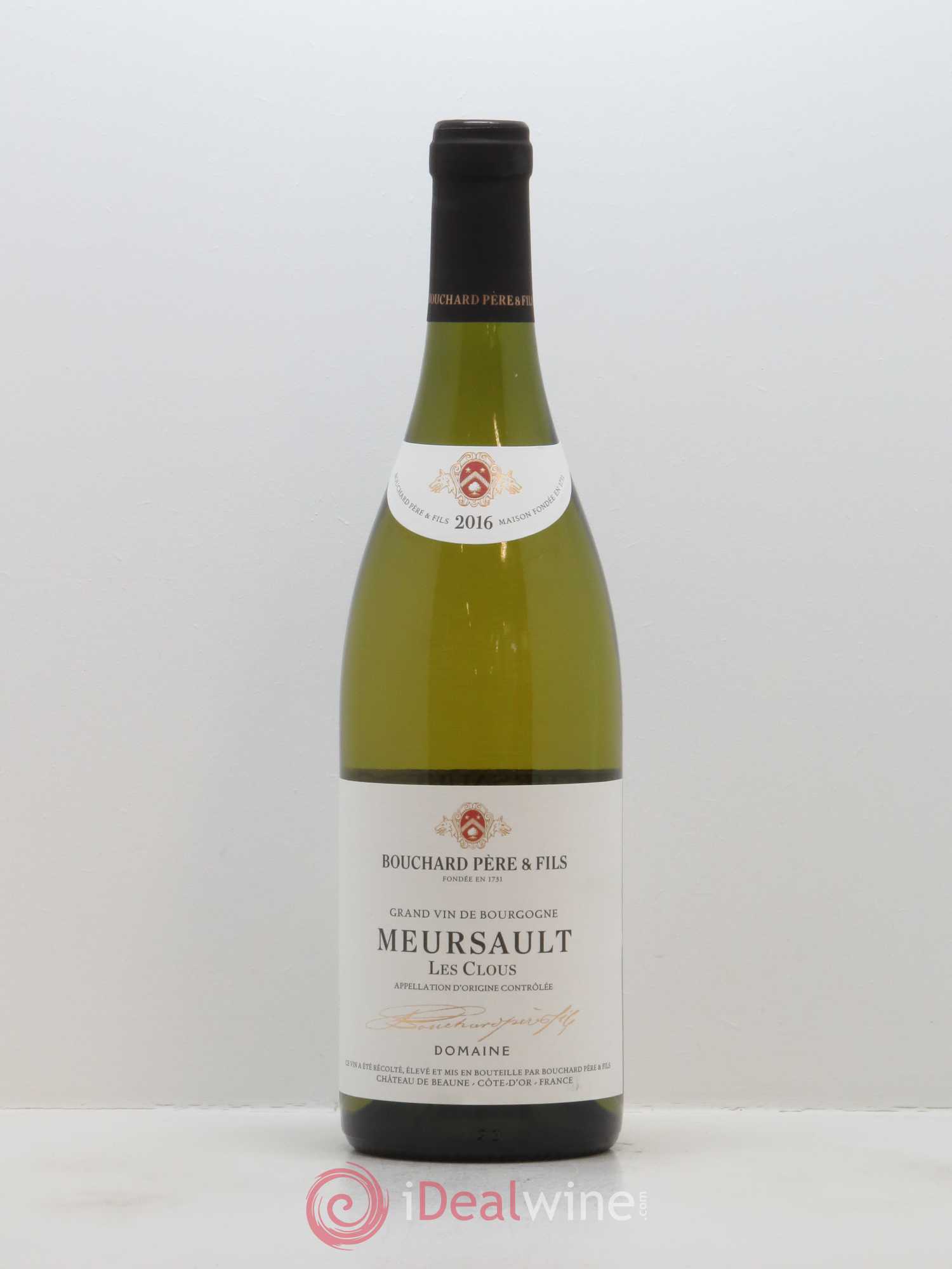 Meursault Les Clous Bouchard Père & Fils 2016 - Lot de 1 bouteille - 0