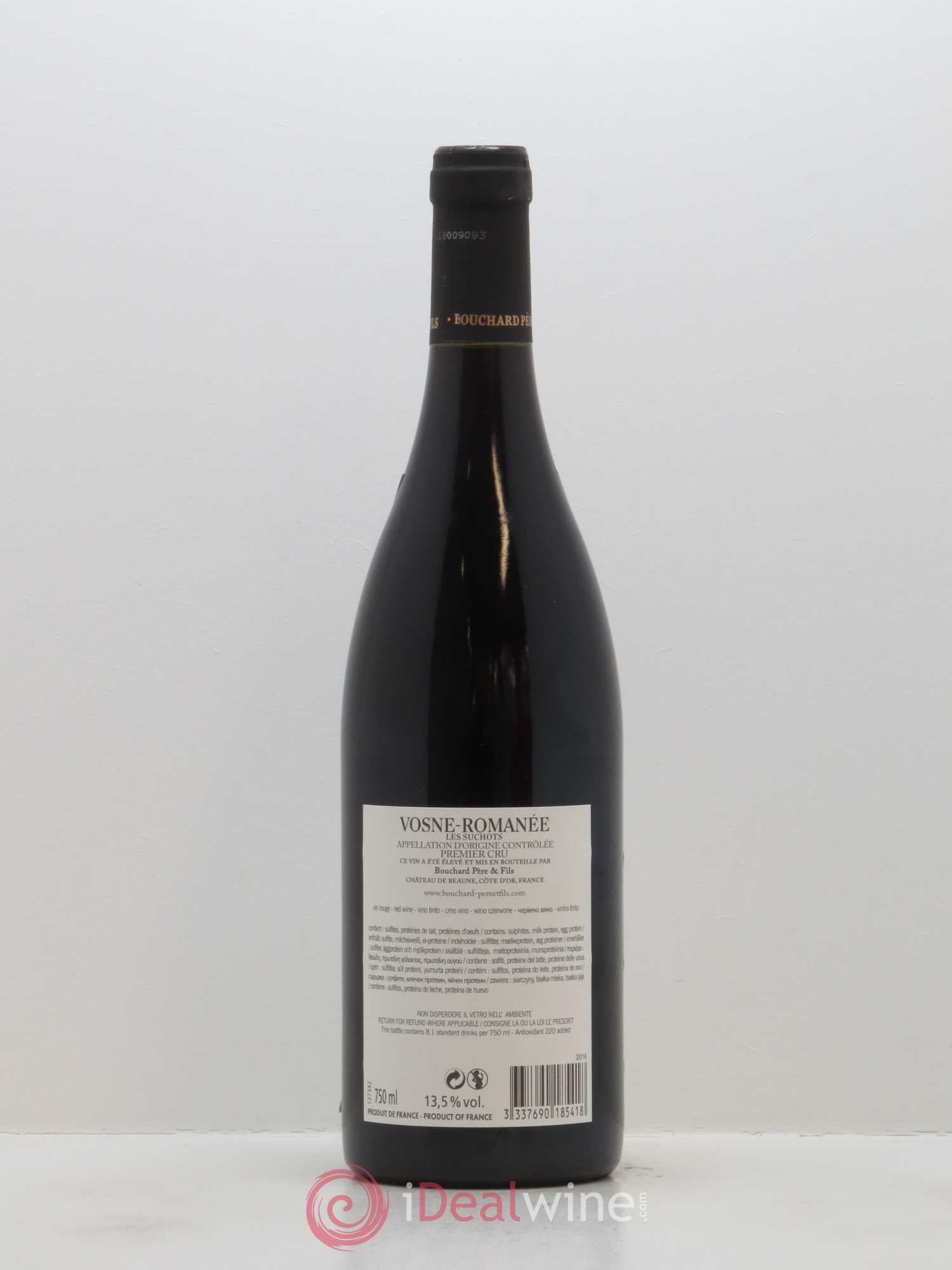 Vosne-Romanée 1er Cru Les Suchots Bouchard Père & Fils 2016 - Lot de 1 bouteille - 1
