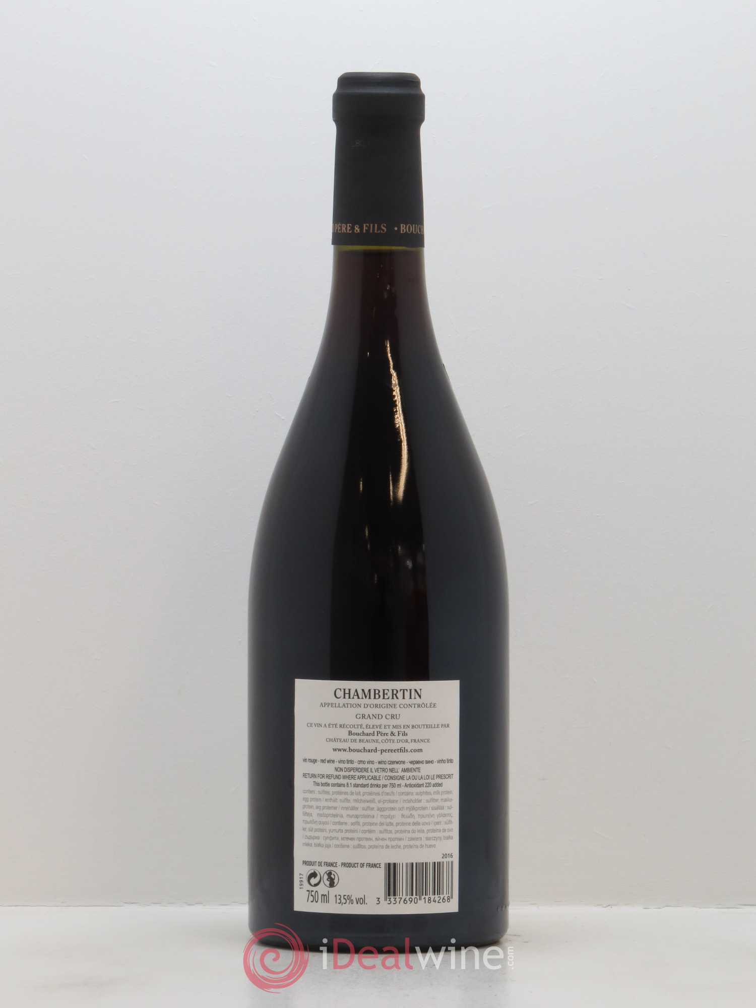 Chambertin Grand Cru Bouchard Père & Fils 2016 - Lot de 1 bouteille - 1