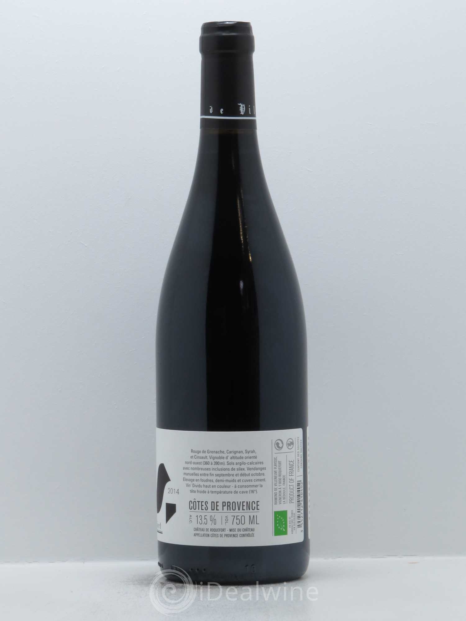 Côtes de Provence Les Mûres Château de Roquefort 2014 - Lot de 1 bouteille - 1