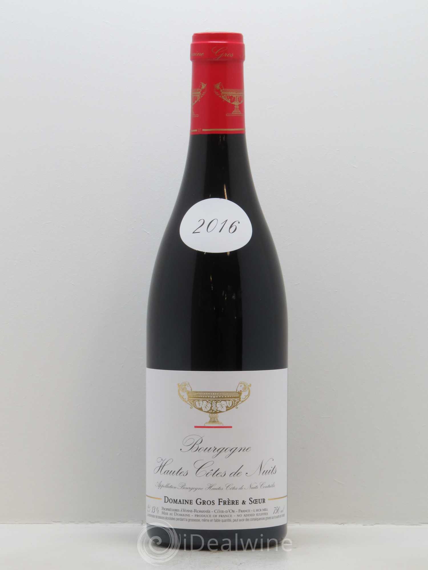 Hautes-Côtes de Nuits Gros Frère & Soeur 2016 - Lot de 1 bouteille - 0