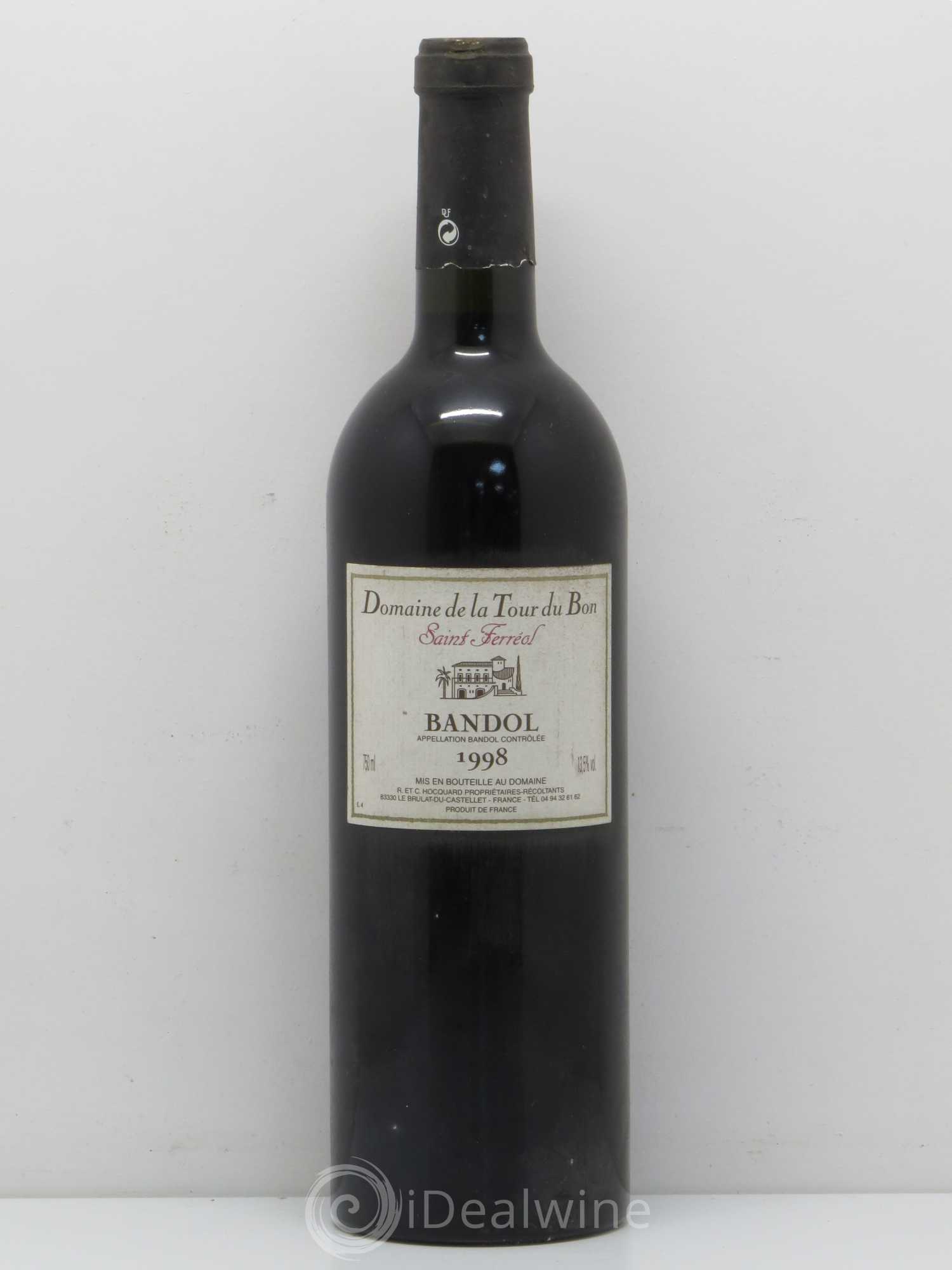 Bandol La Tour du Bon Saint Ferréol Agnès Henry 1998 - Lot de 1 bouteille - 0