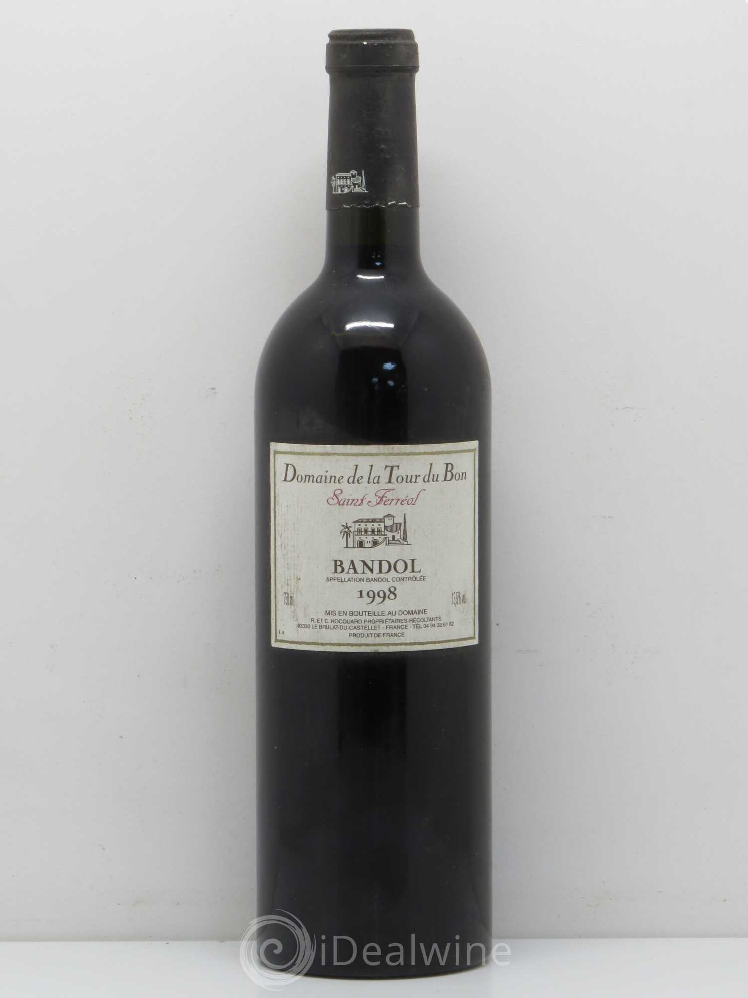 Bandol La Tour du Bon Saint Ferréol Agnès Henry 1998 - Lot de 1 bouteille - 0