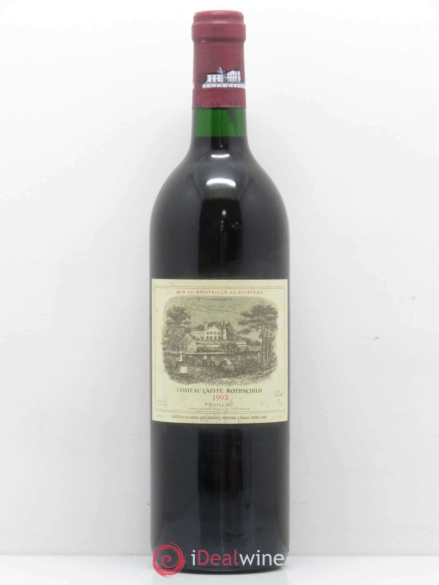 Château Lafite Rothschild 1er Grand Cru Classé 1992 - Lot de 1 bouteille - 0
