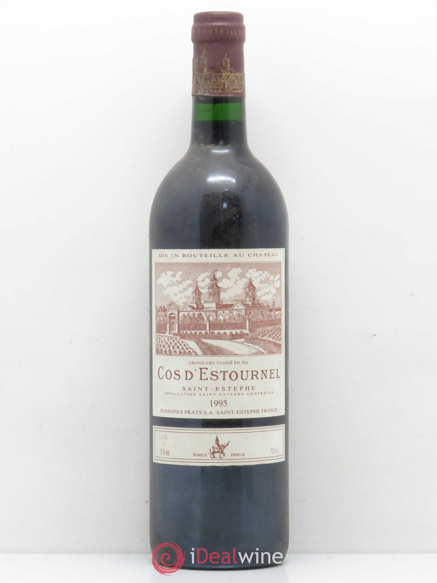 Cos d'Estournel 2ème Grand Cru Classé 1995 - Lot de 1 bouteille - 0