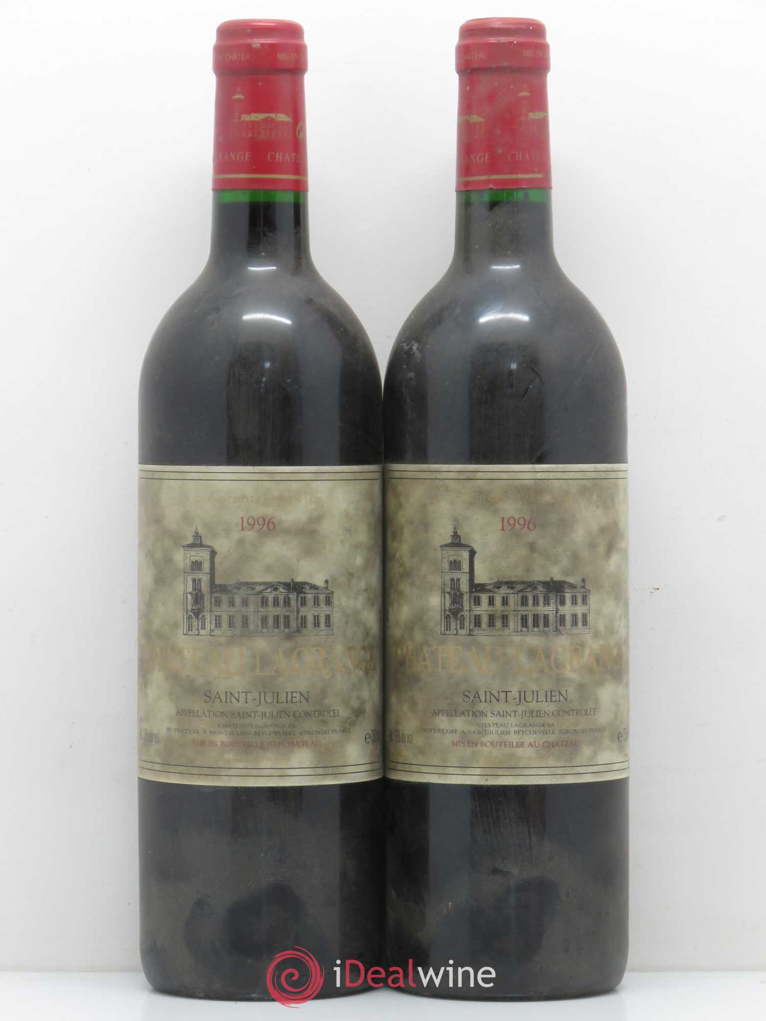 Château Lagrange 3ème Grand Cru Classé 1996 - Lot de 2 bouteilles - 0