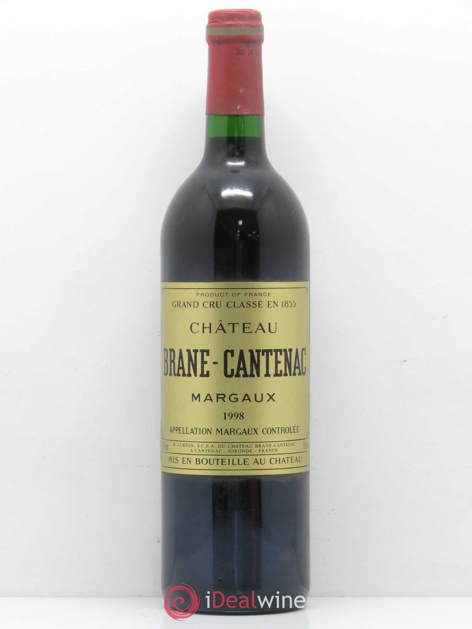 Château Brane Cantenac 2ème Grand Cru Classé 1998 - Lot de 1 bouteille - 0
