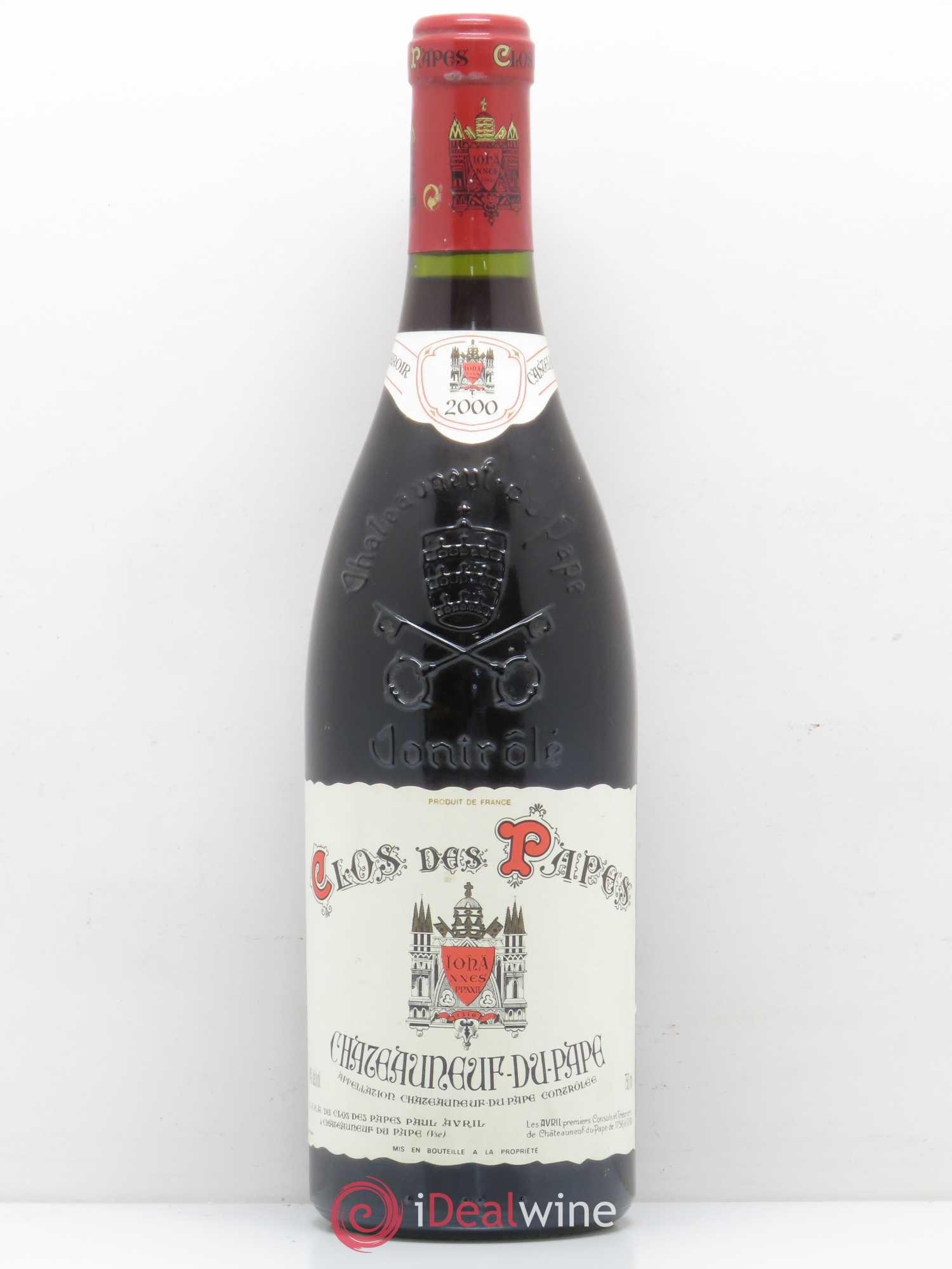 Châteauneuf-du-Pape Clos des Papes - Paul Avril 2000 - Lot de 1 bouteille - 0