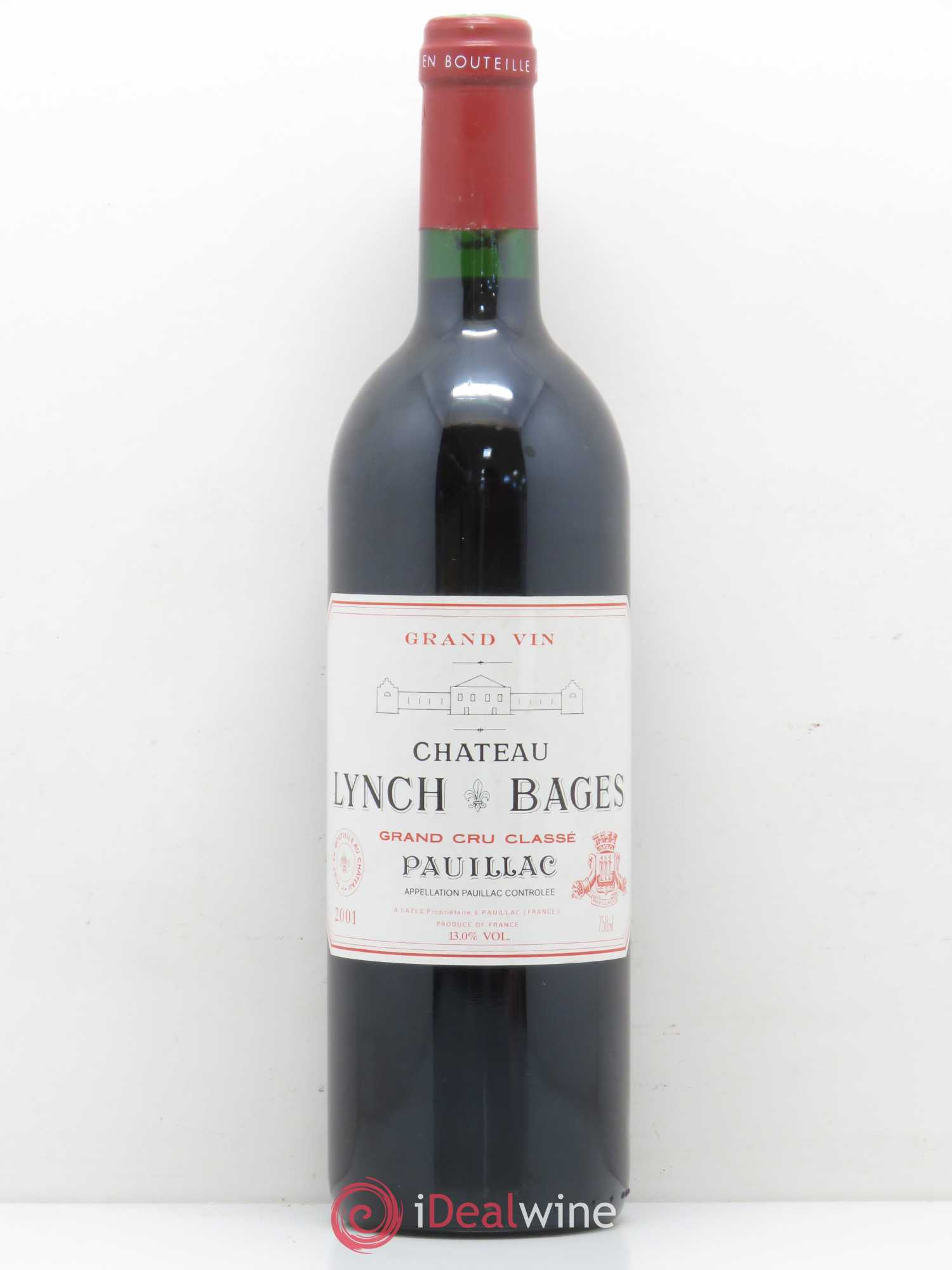 Château Lynch Bages 5ème Grand Cru Classé 2001 - Lot de 1 bouteille - 0