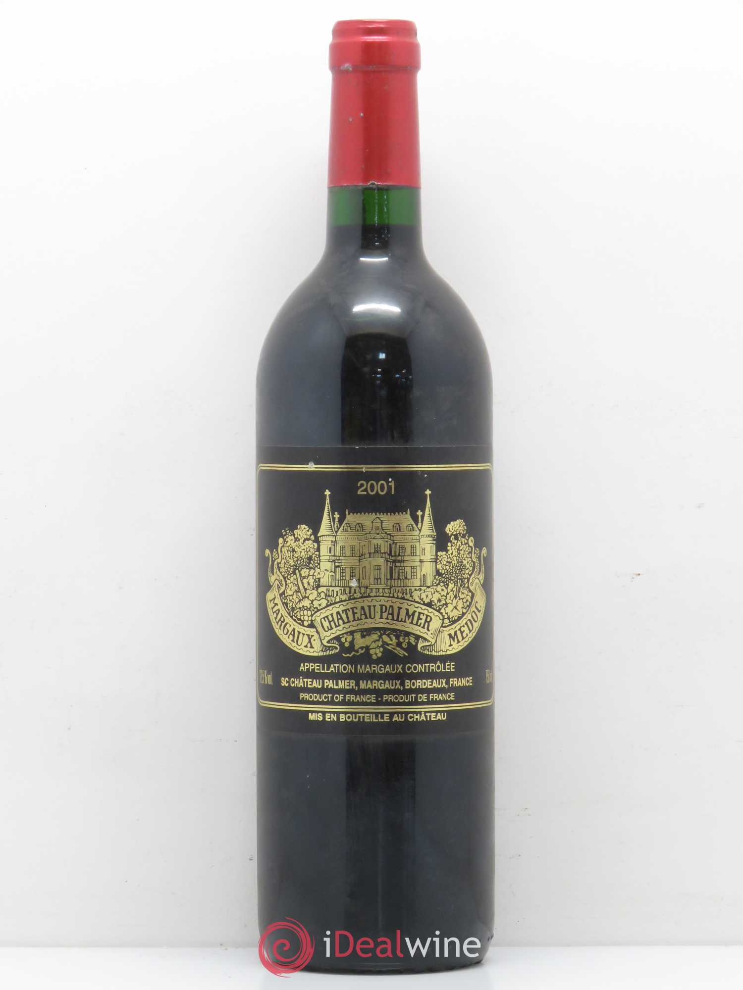 Château Palmer 3ème Grand Cru Classé 2001 - Lot de 1 bouteille - 0