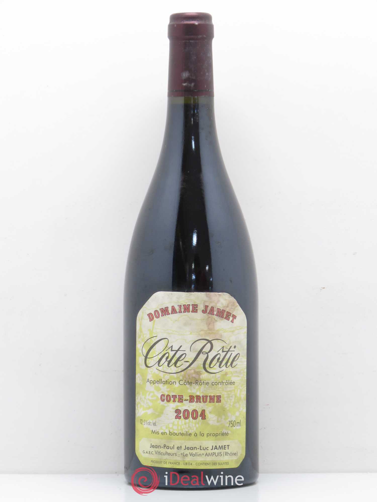 Côte-Rôtie Côte Brune Jamet (Domaine) 2004 - Lot de 1 bouteille - 0