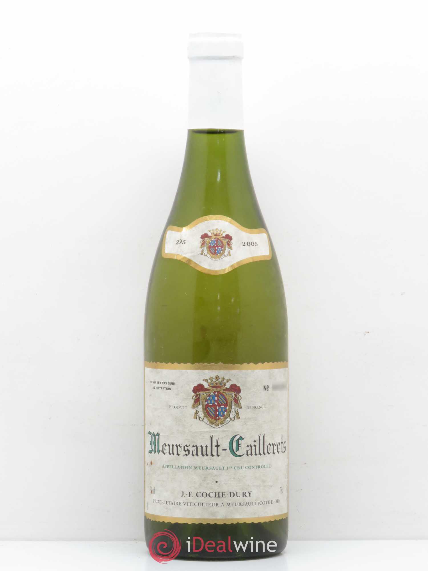 Meursault 1er Cru Caillerets Coche Dury (Domaine) 2005 - Lot de 1 bouteille - 0