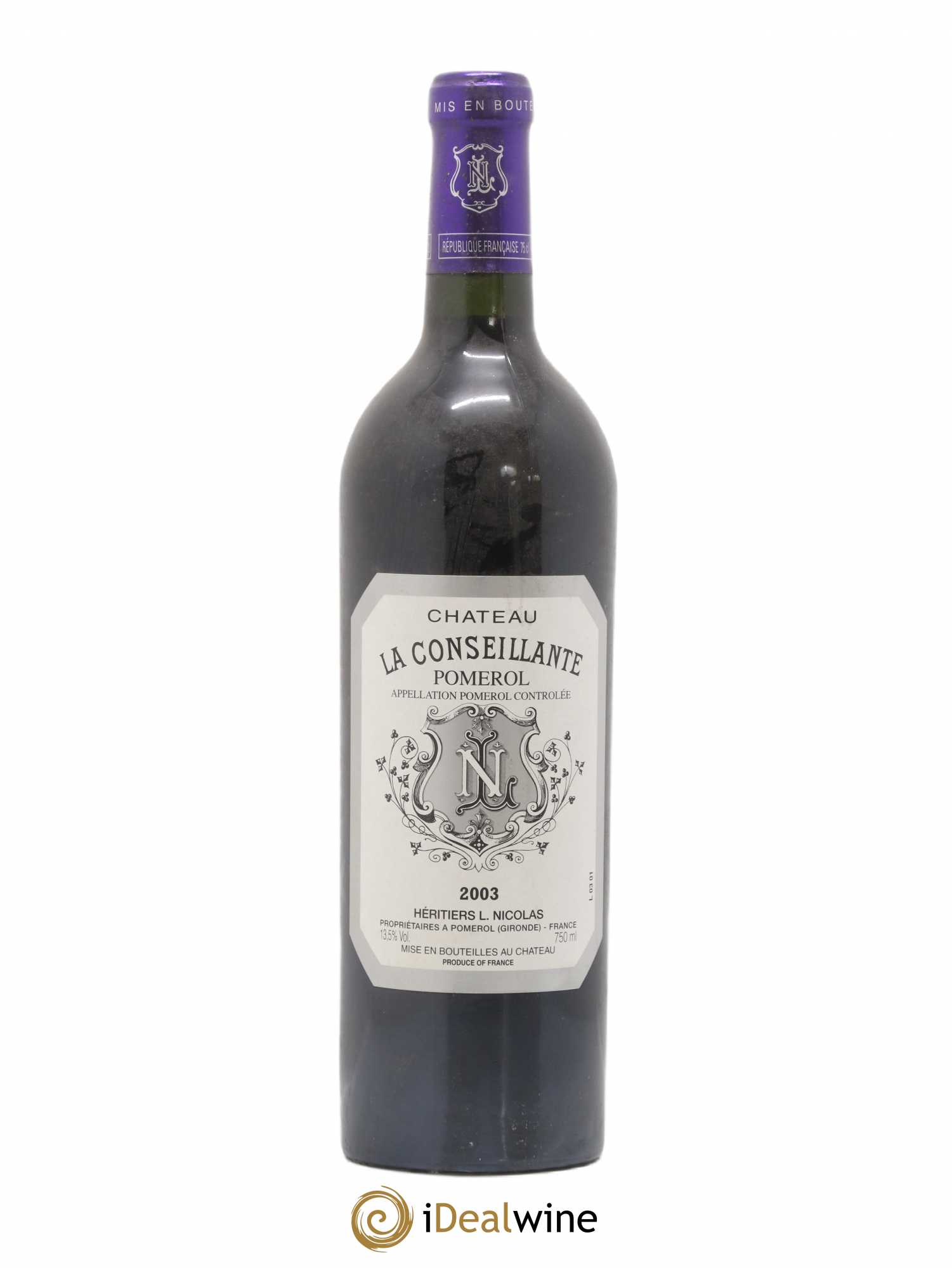 Château la Conseillante 2003 - Lot de 1 bouteille - 0