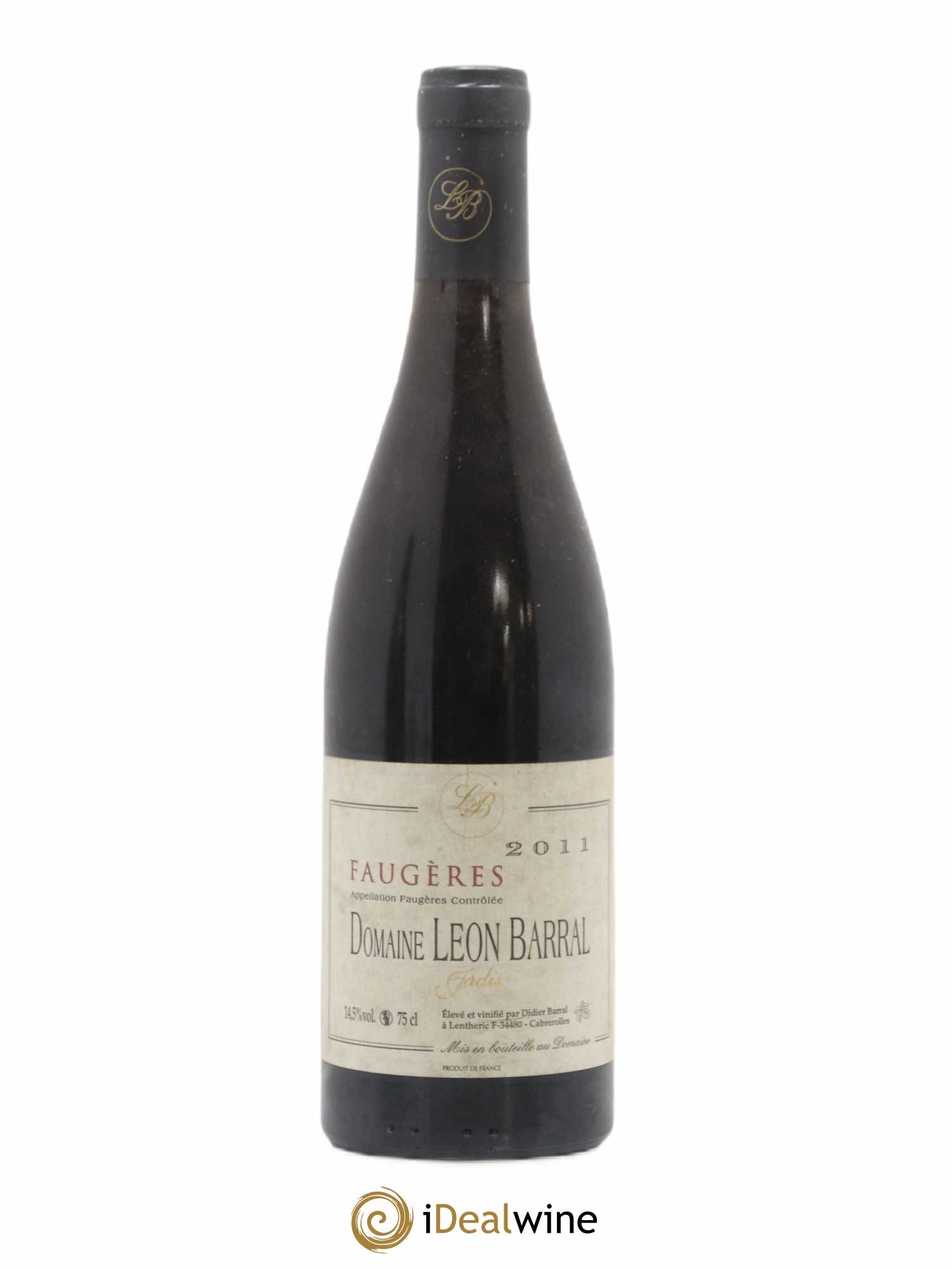 Faugères Jadis Domaine Léon Barral 2011 - Lot de 1 bouteille - 0