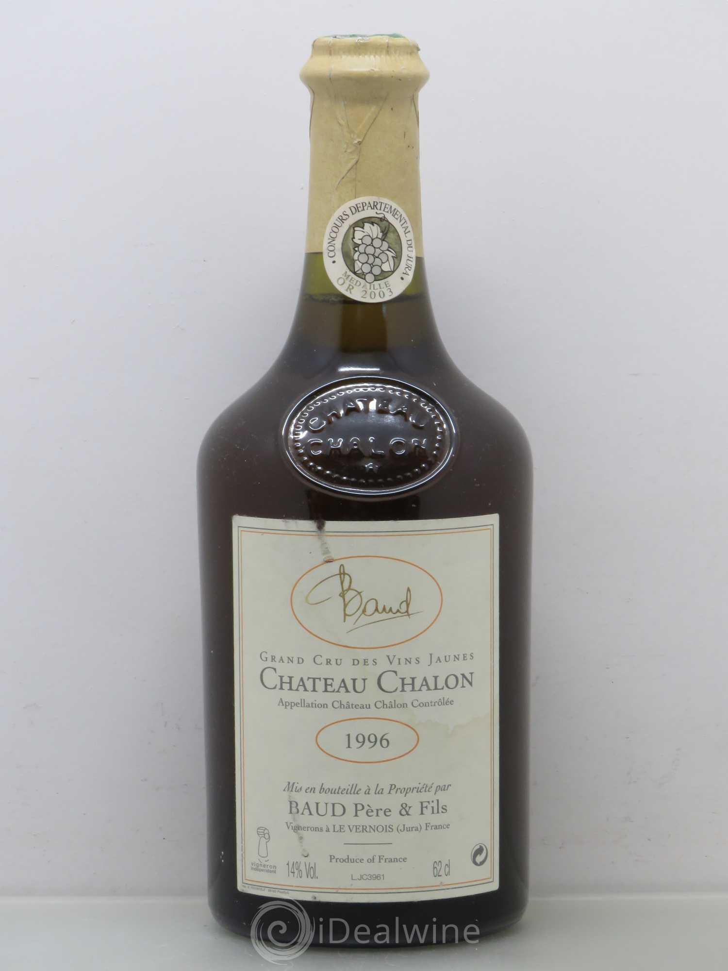 Château-Chalon Baud 1996 - Lot de 1 bouteille - 0
